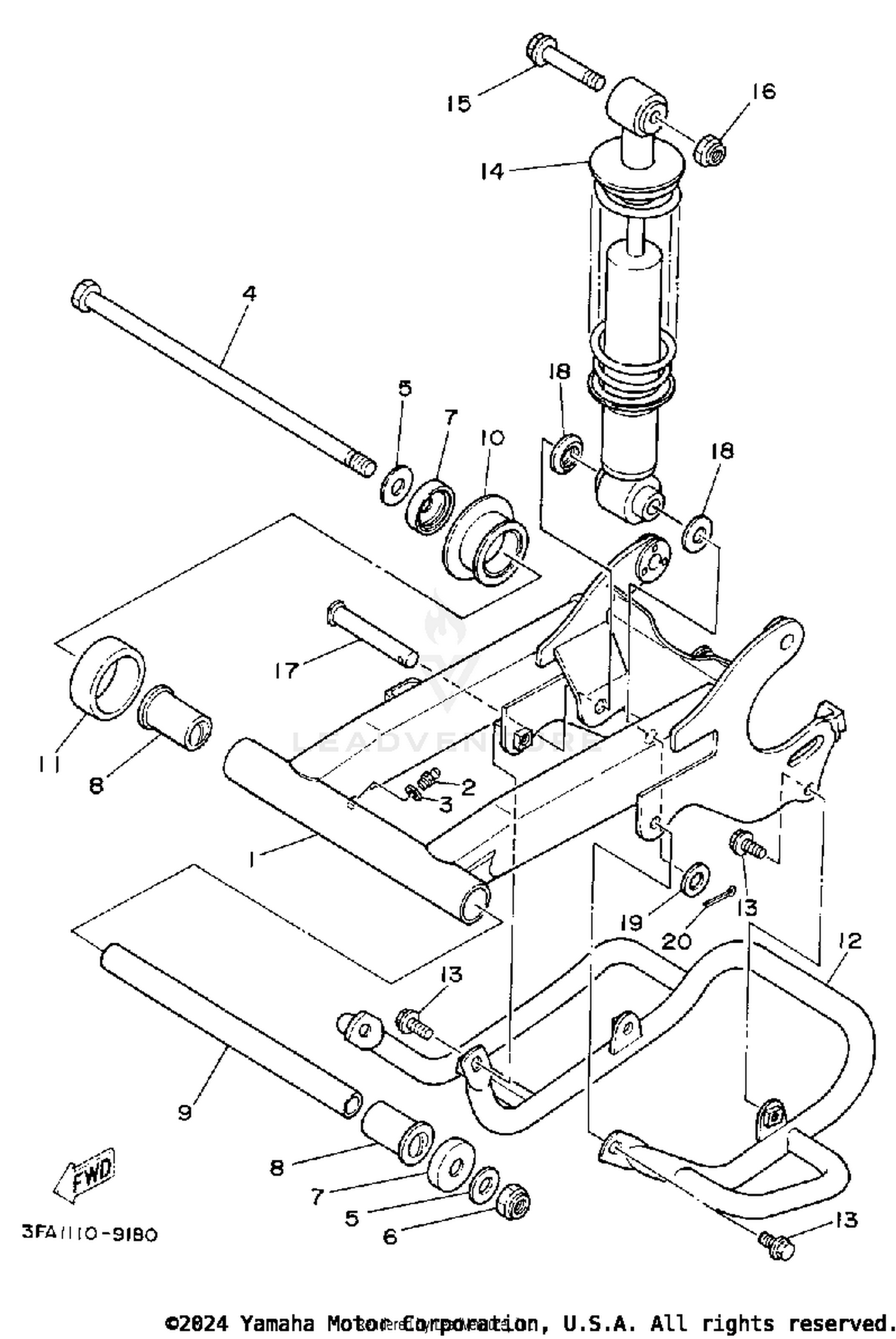 SWING ARM-REAR SHOCKS