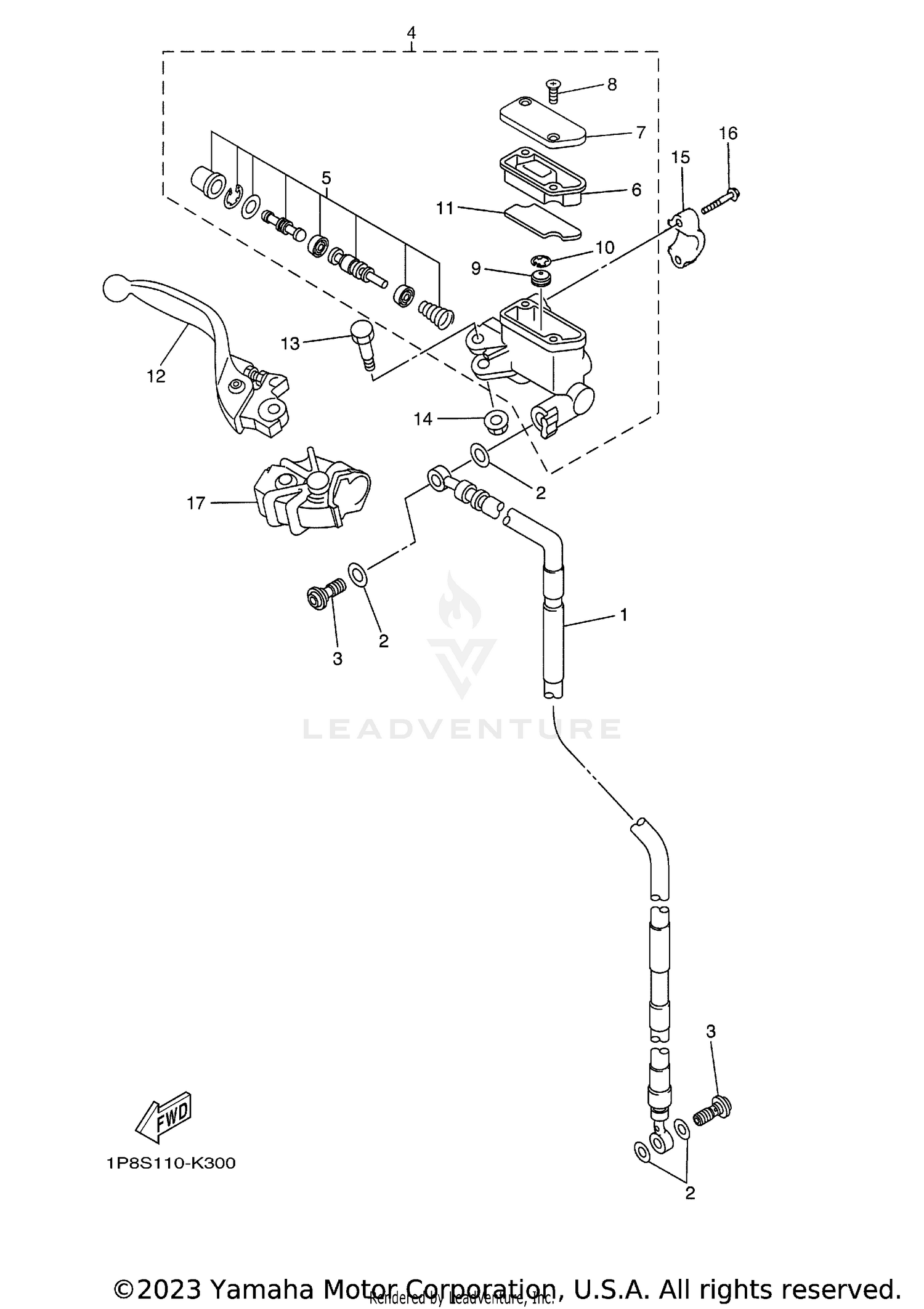 FRONT MASTER CYLINDER