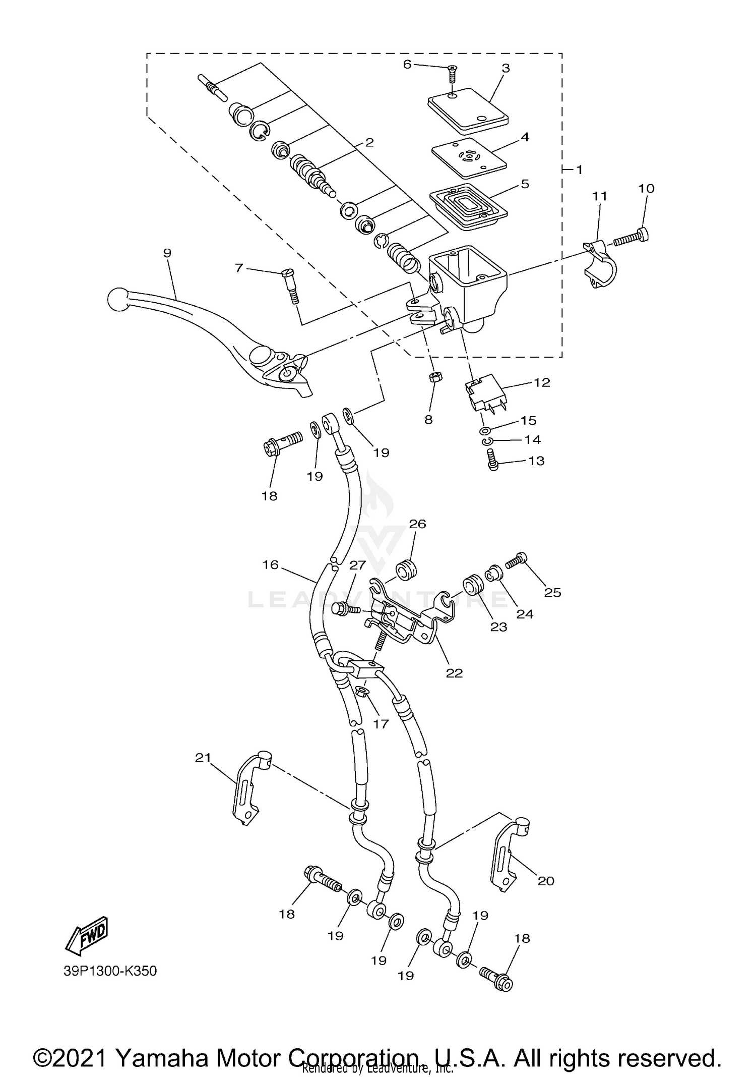 FRONT MASTER CYLINDER