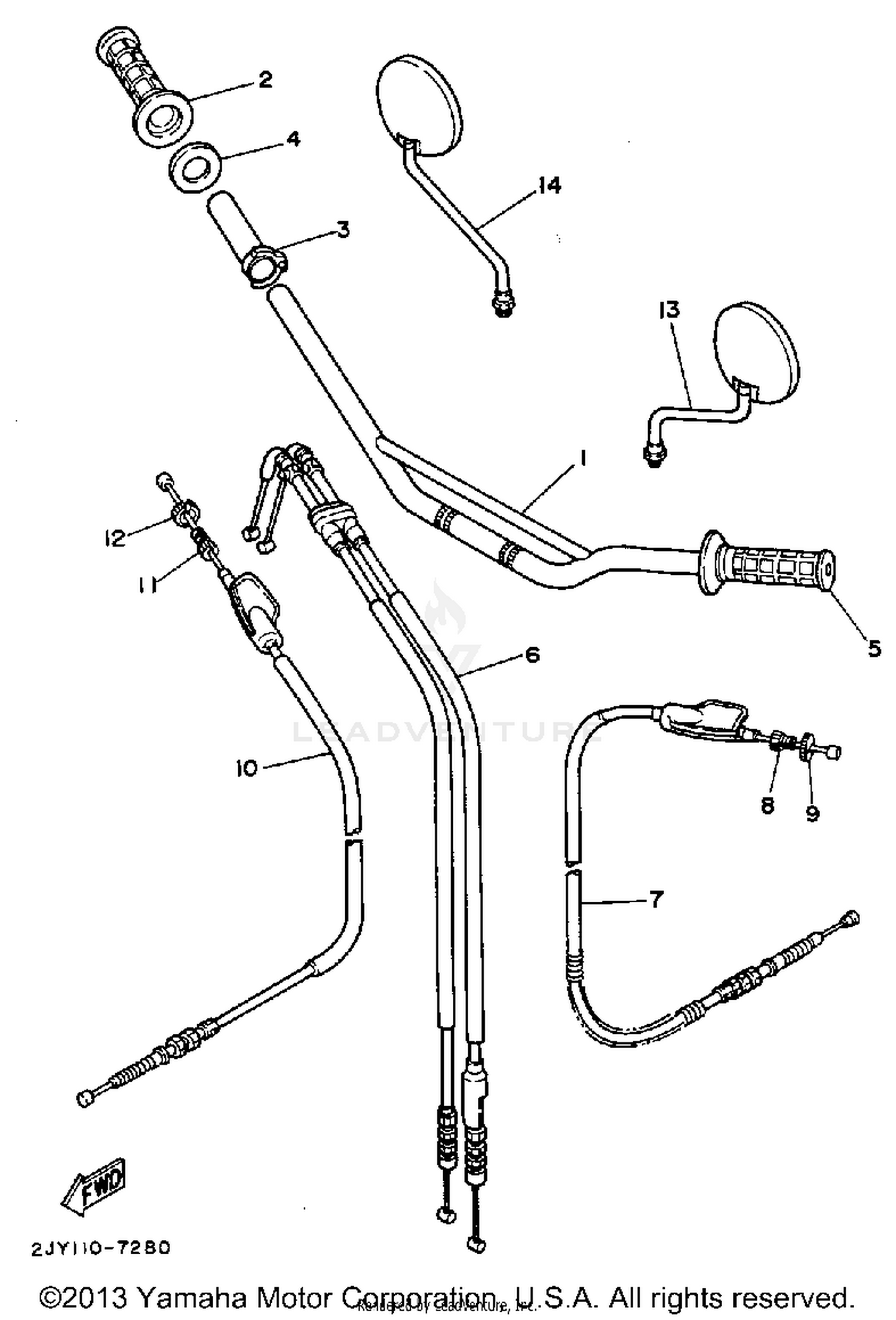 HANDLEBAR CABLE