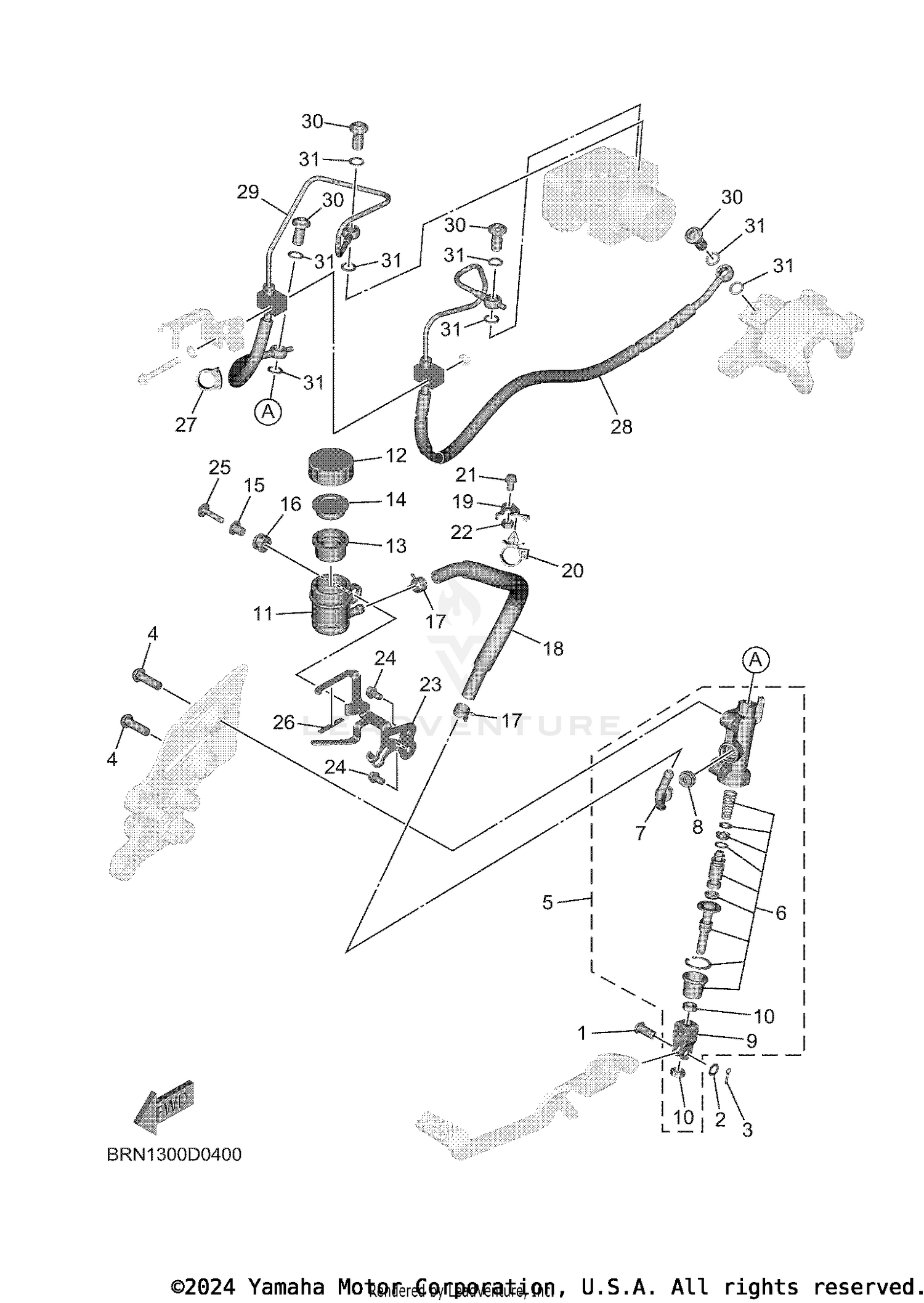REAR MASTER CYLINDER