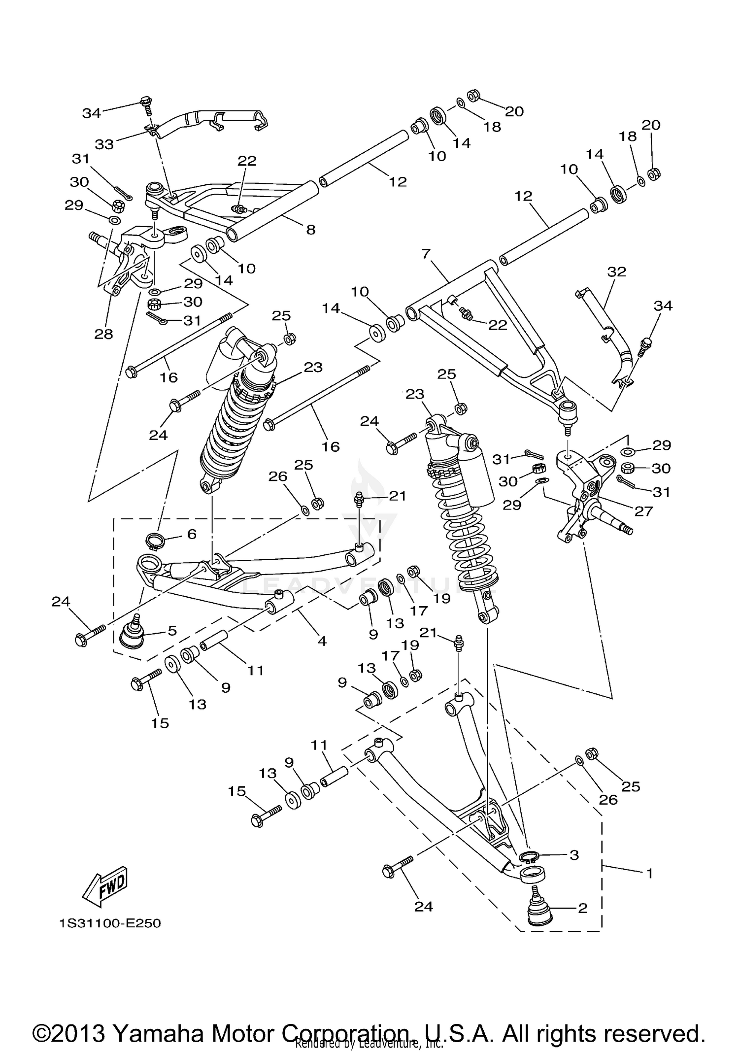 FRONT SUSPENSION  WHEEL