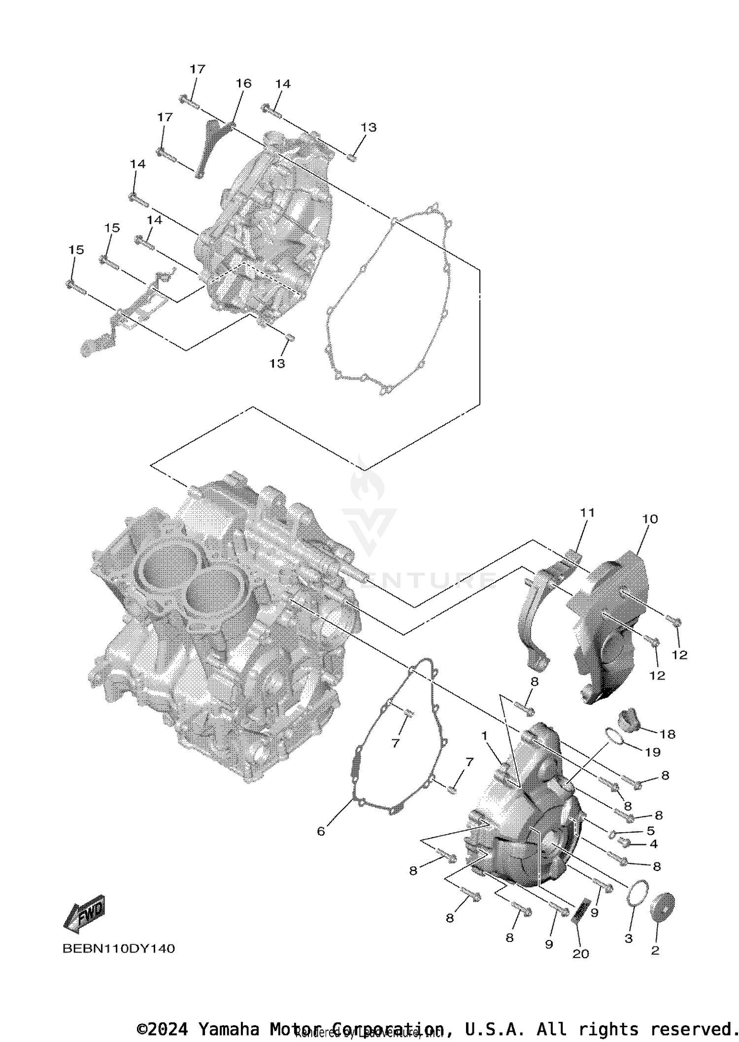 CRANKCASE COVER 1
