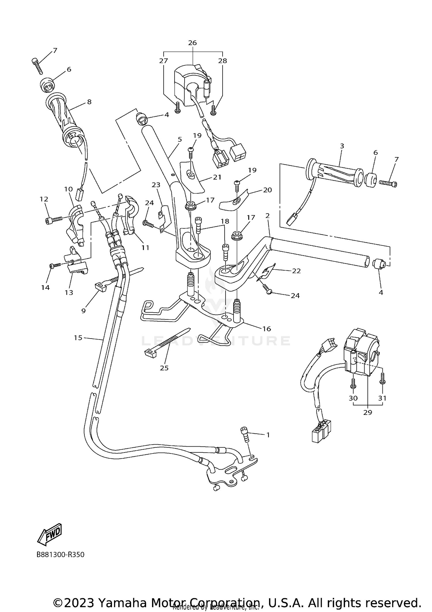 STEERING HANDLE & CABLE