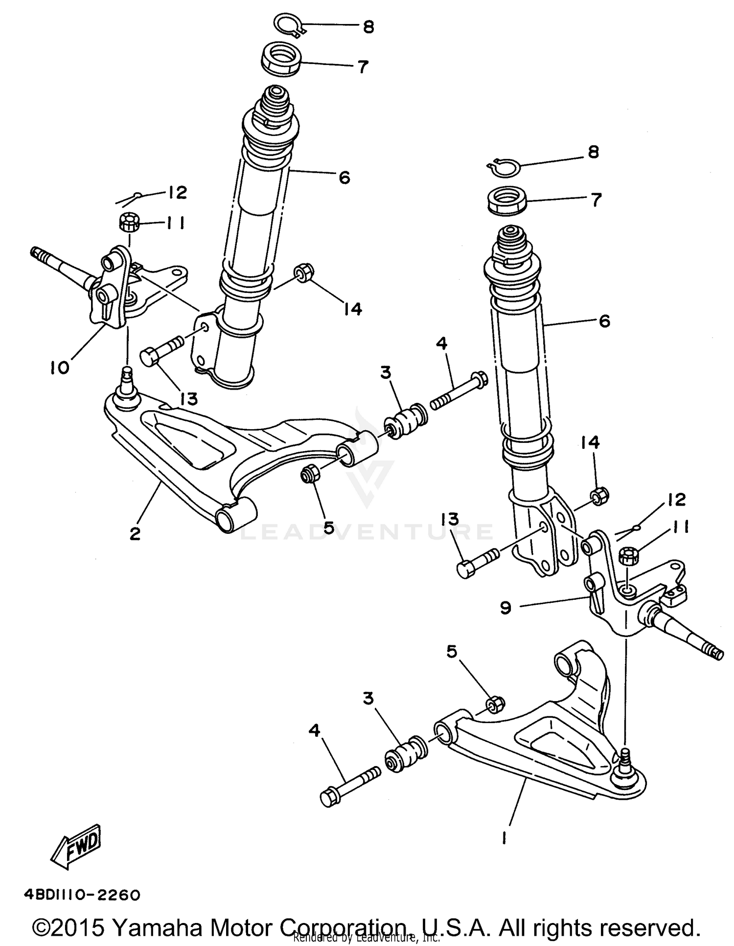 FRONT SUSPENSION - WHEEL