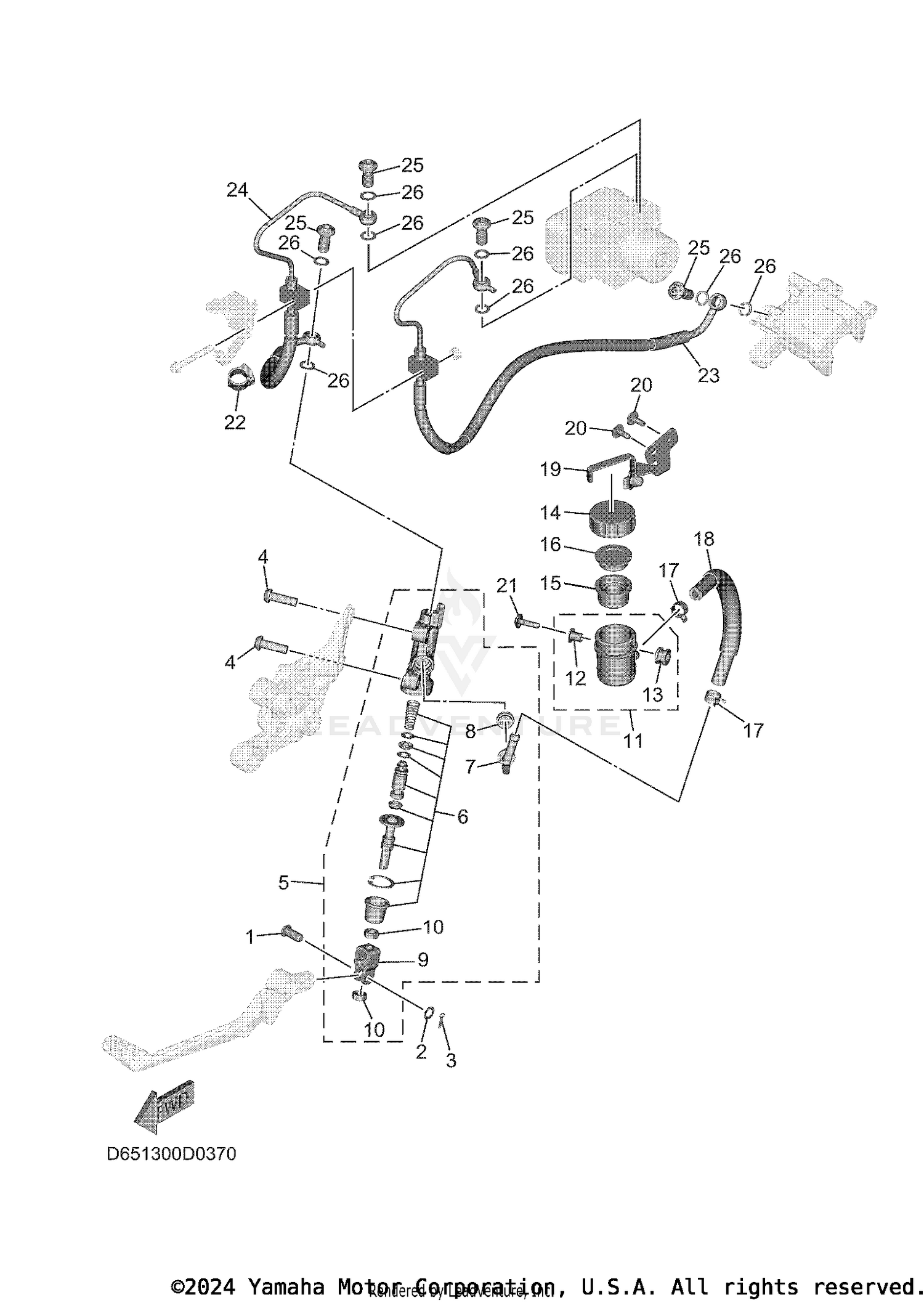 REAR MASTER CYLINDER