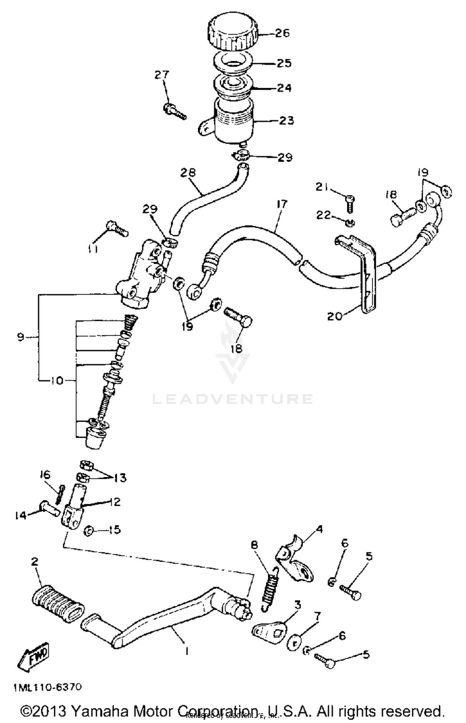 REAR MASTER CYLINDER