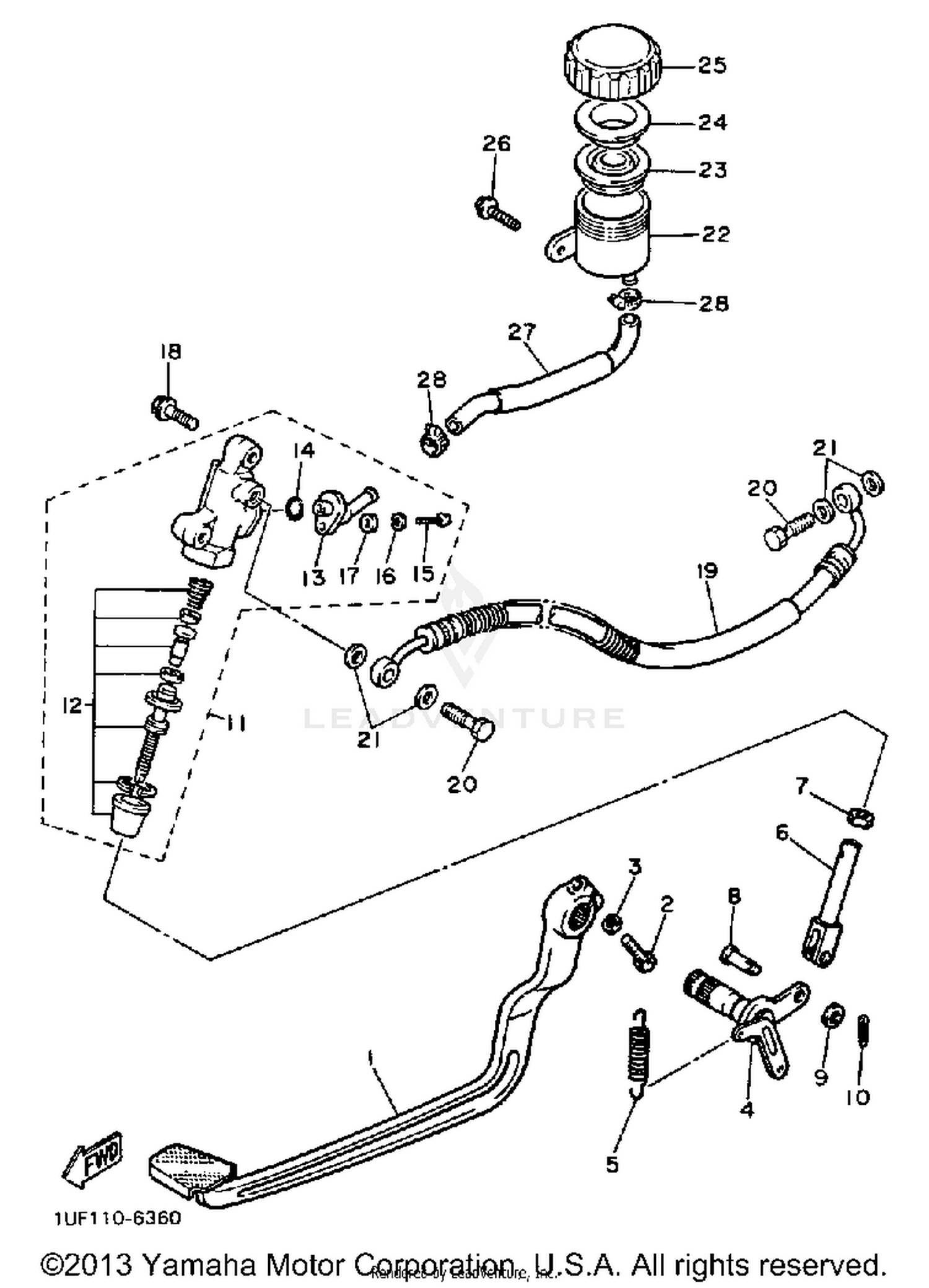 REAR MASTER CYLINDER