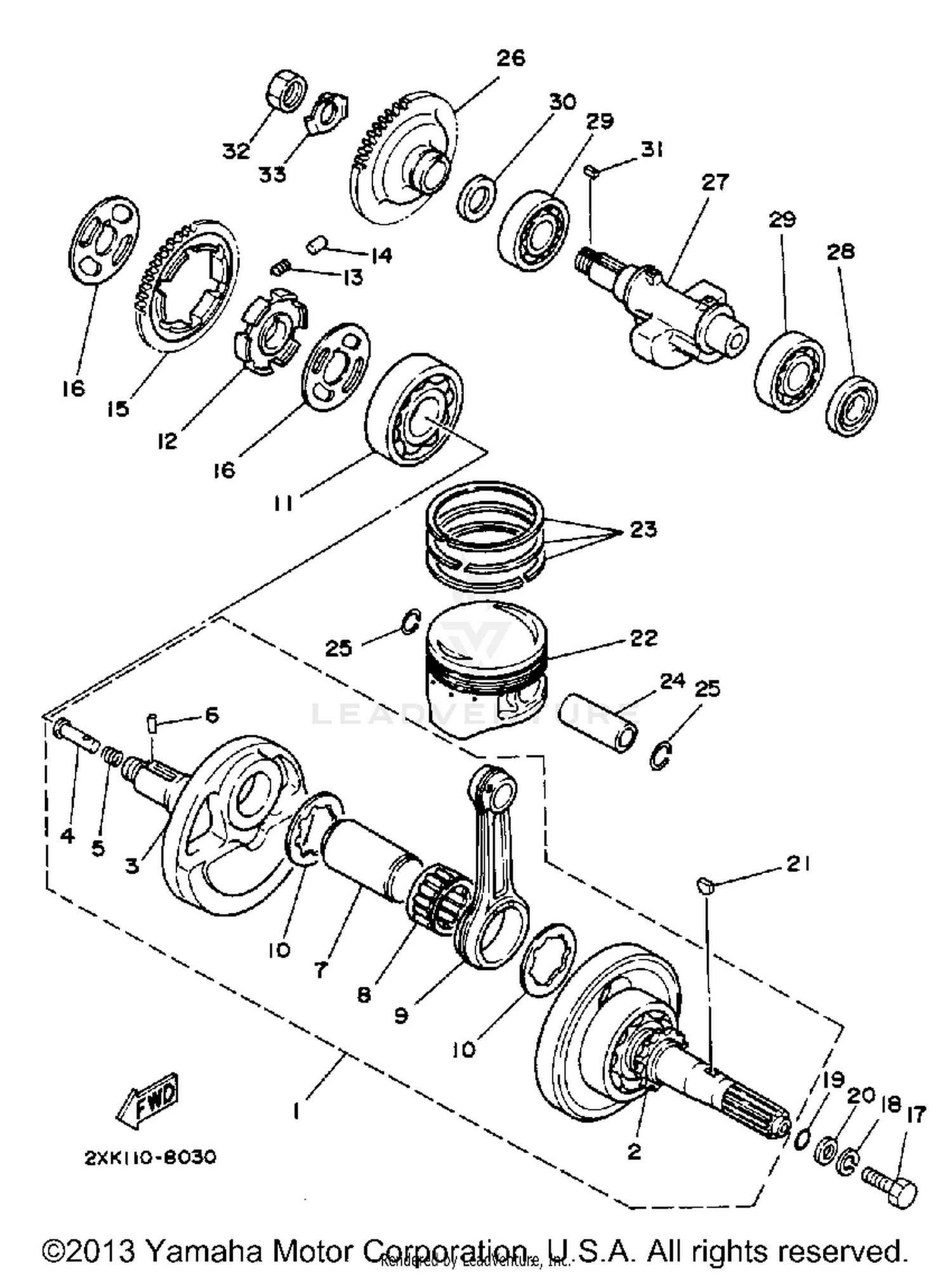 CRANKSHAFT PISTON