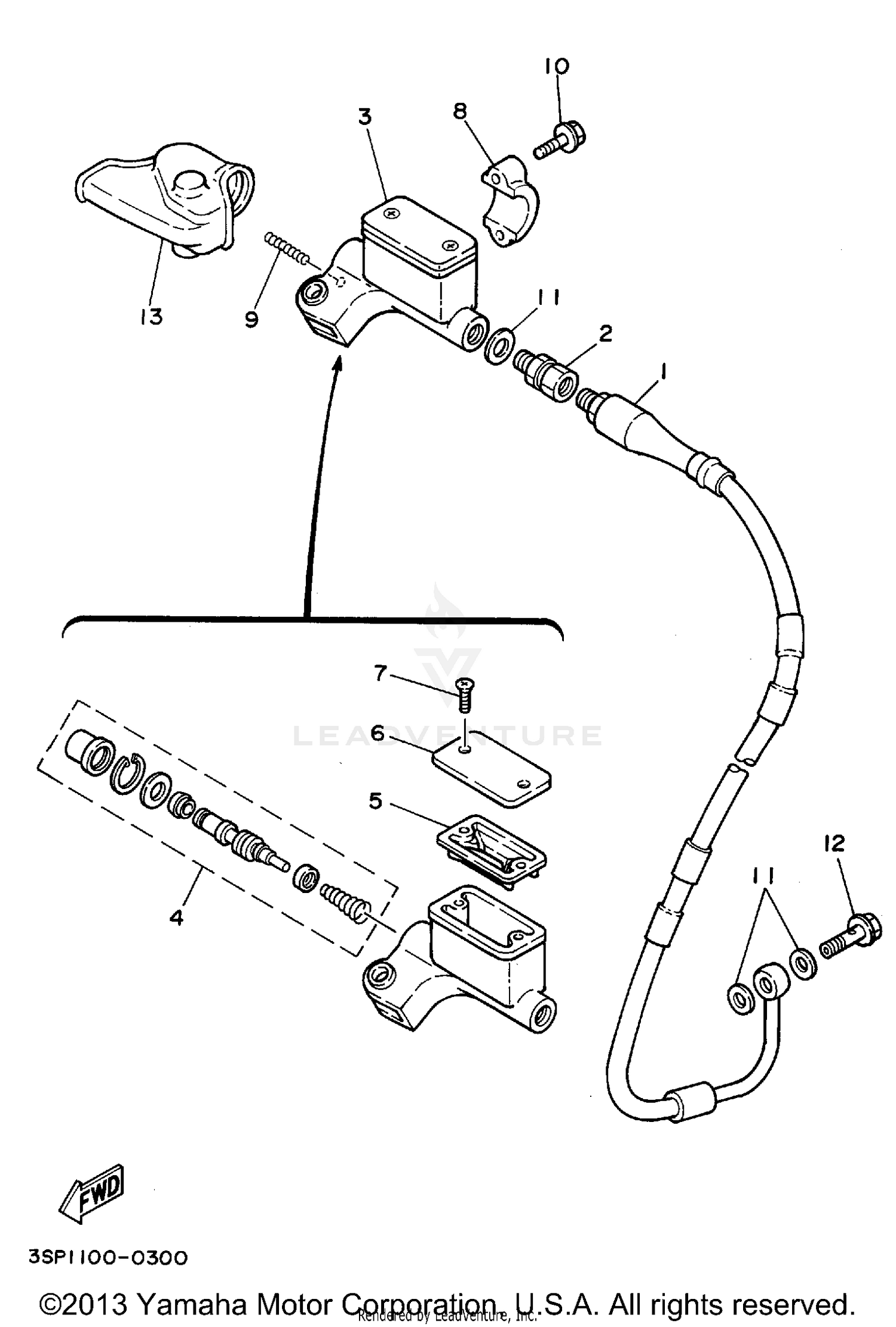FRONT MASTER CYLINDER