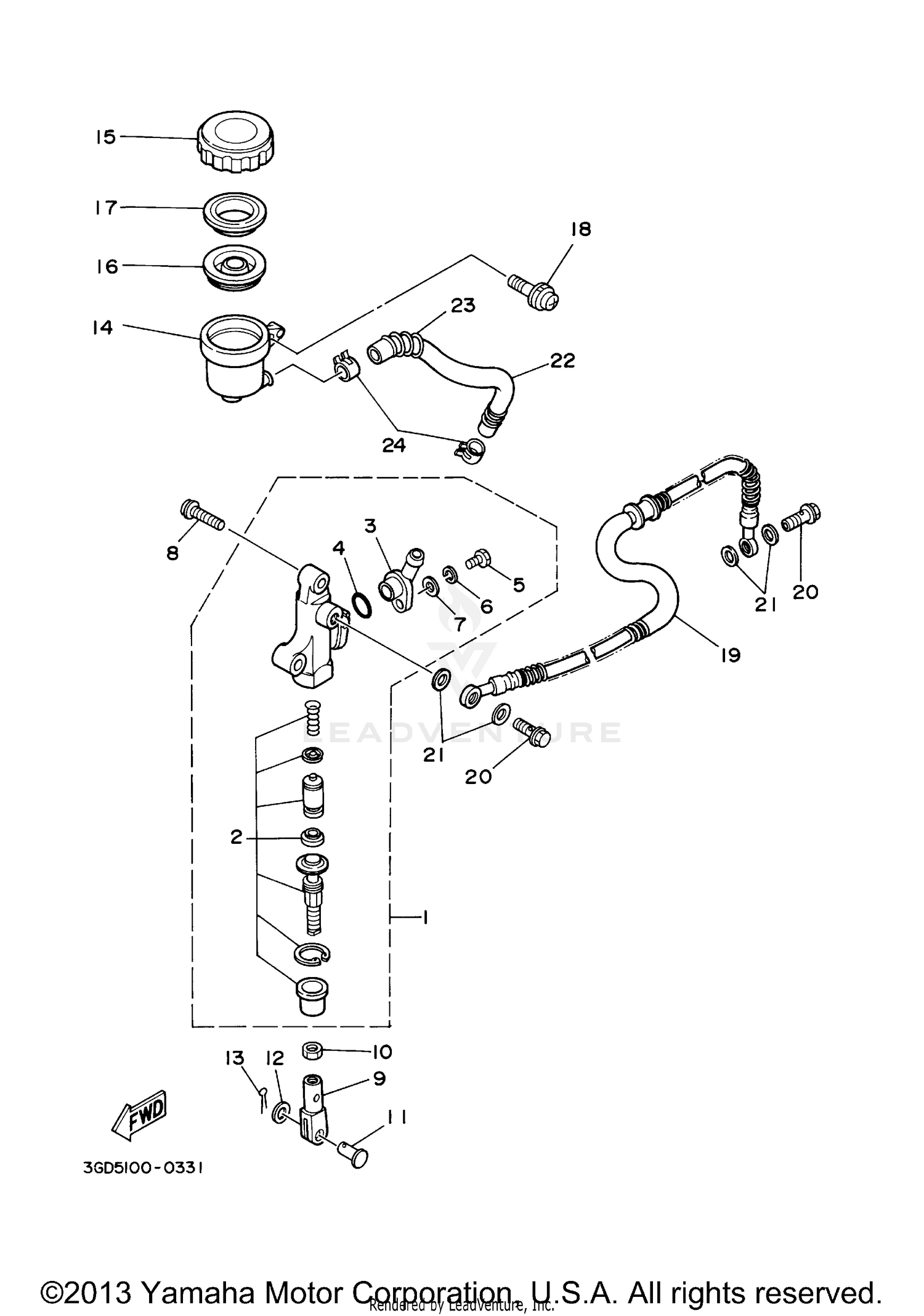 REAR MASTER CYLINDER