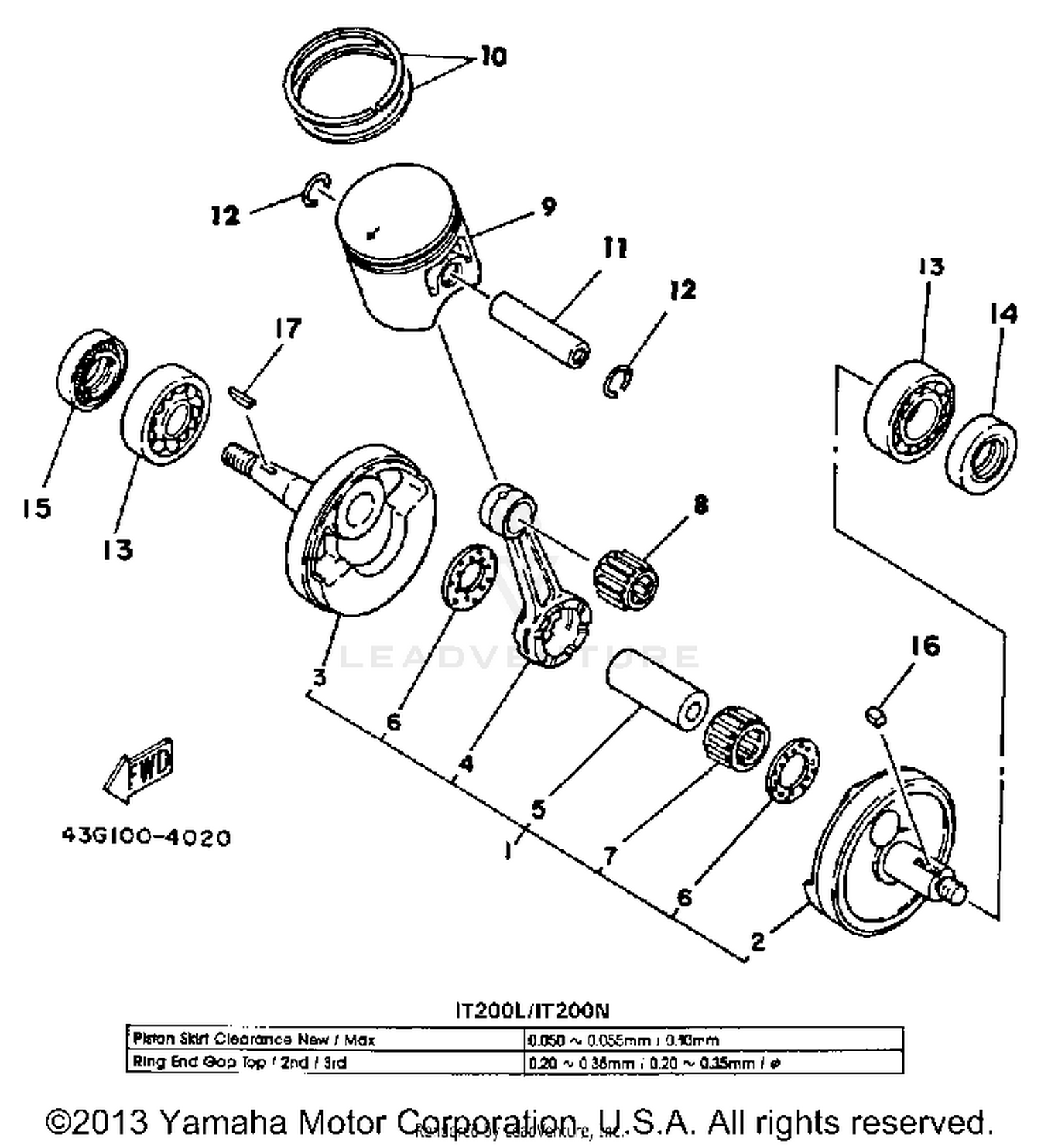 CRANKSHAFT - PISTON