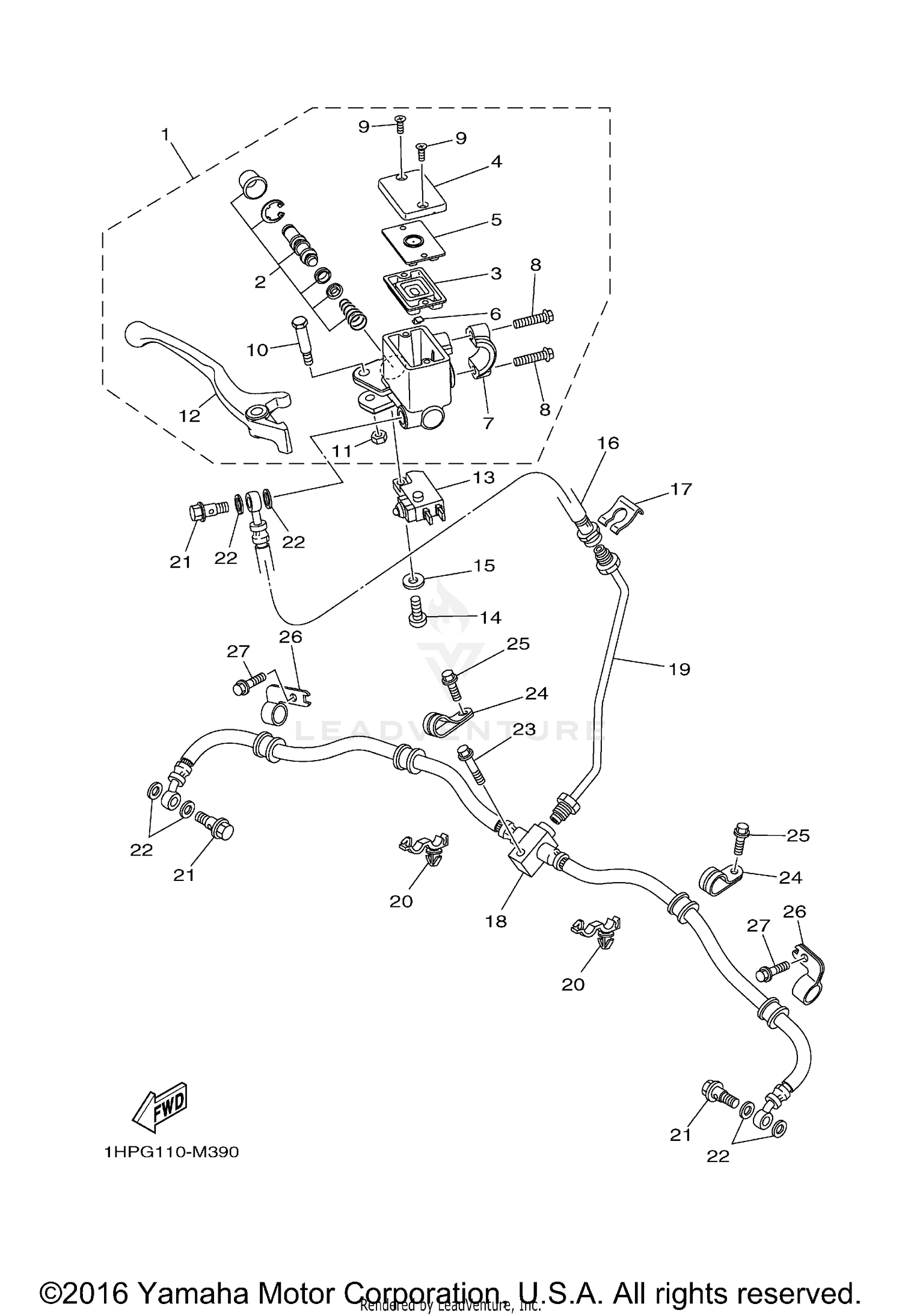 FRONT MASTER CYLINDER