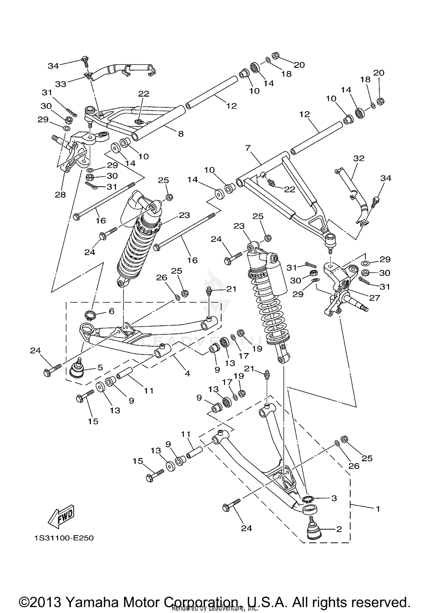 FRONT SUSPENSION WHEEL