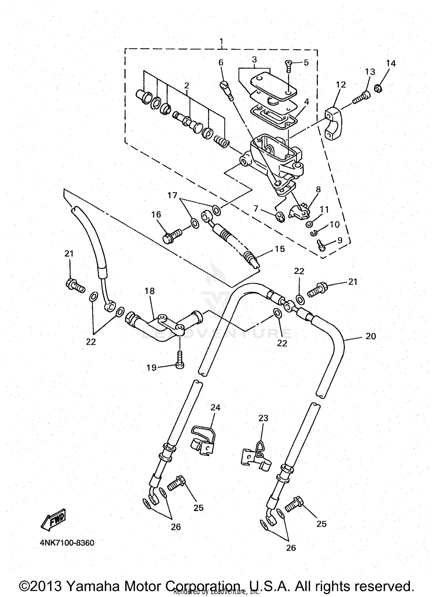FRONT MASTER CYLINDER