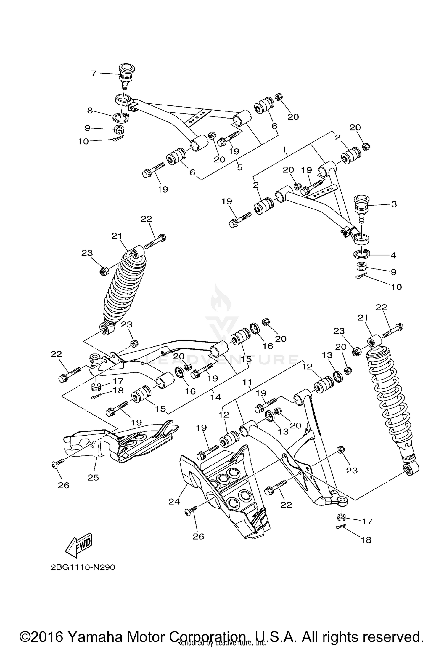 FRONT SUSPENSION WHEEL
