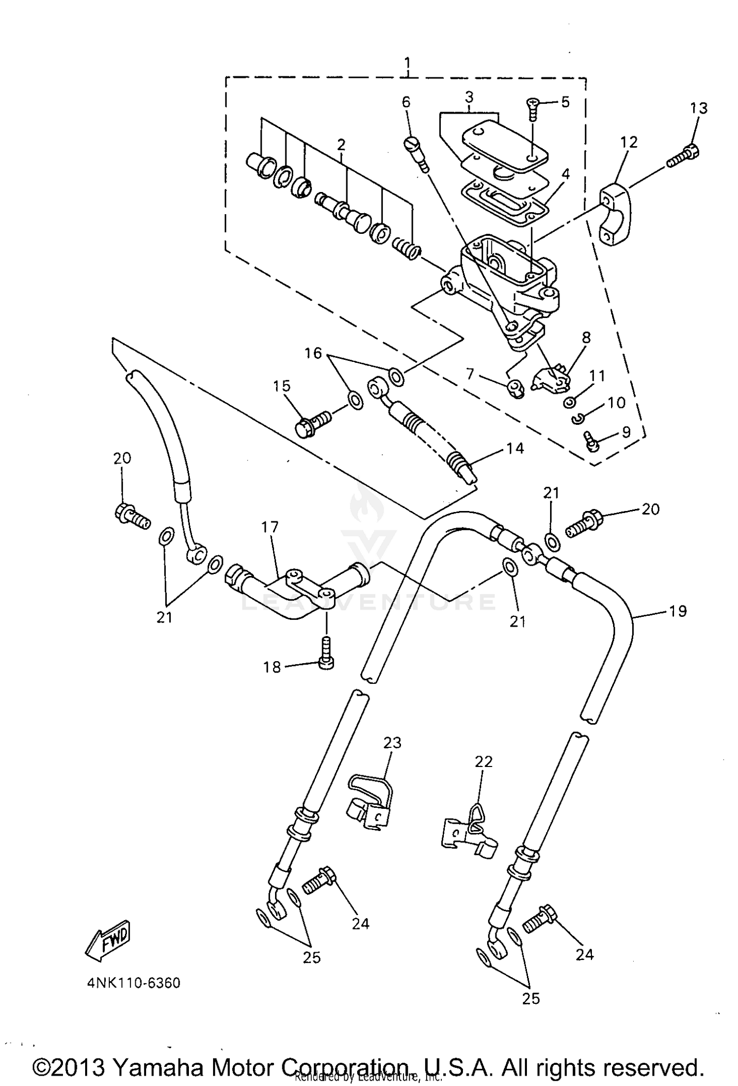 FRONT MASTER CYLINDER