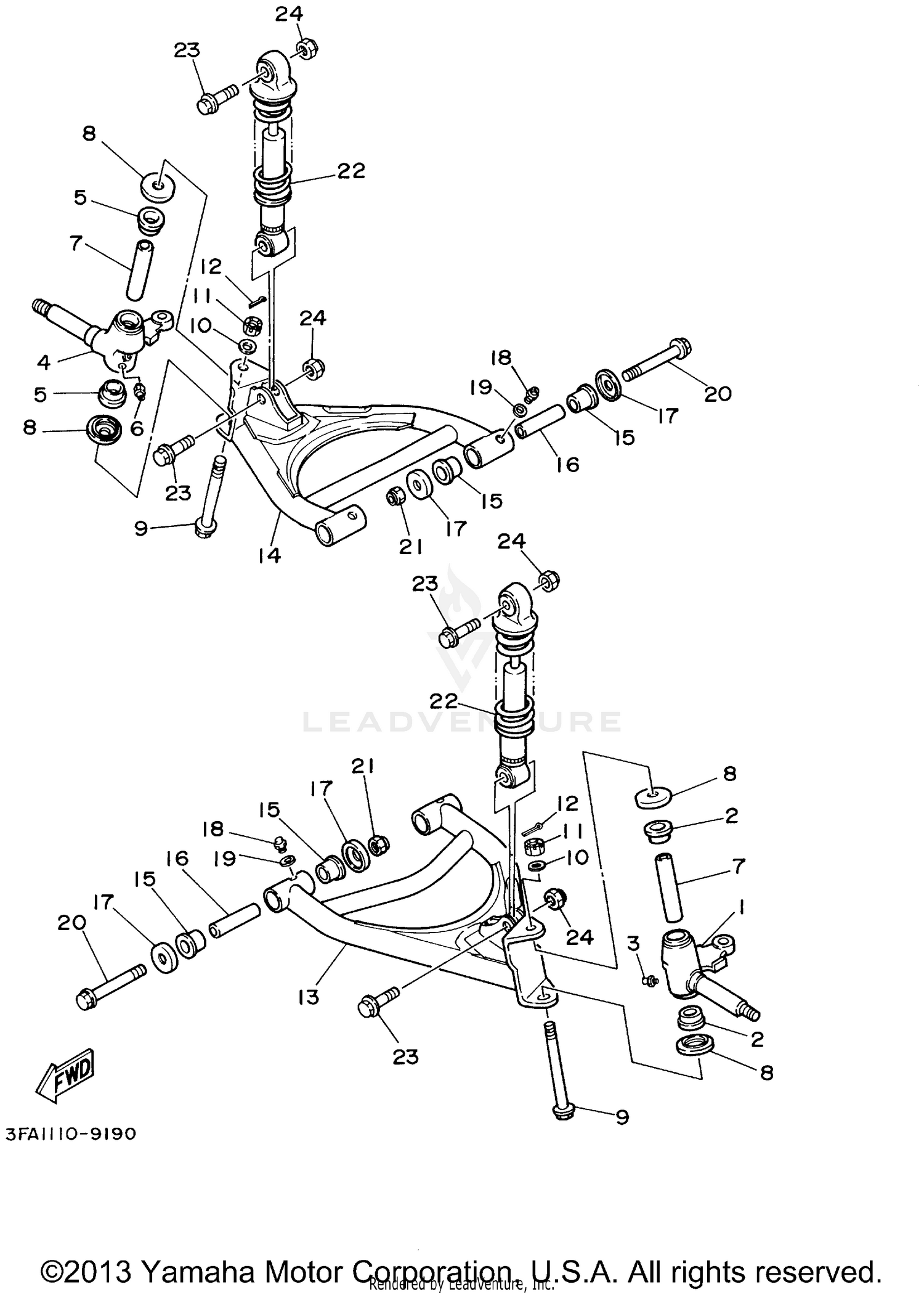 FRONT SUSPENSION WHEEL
