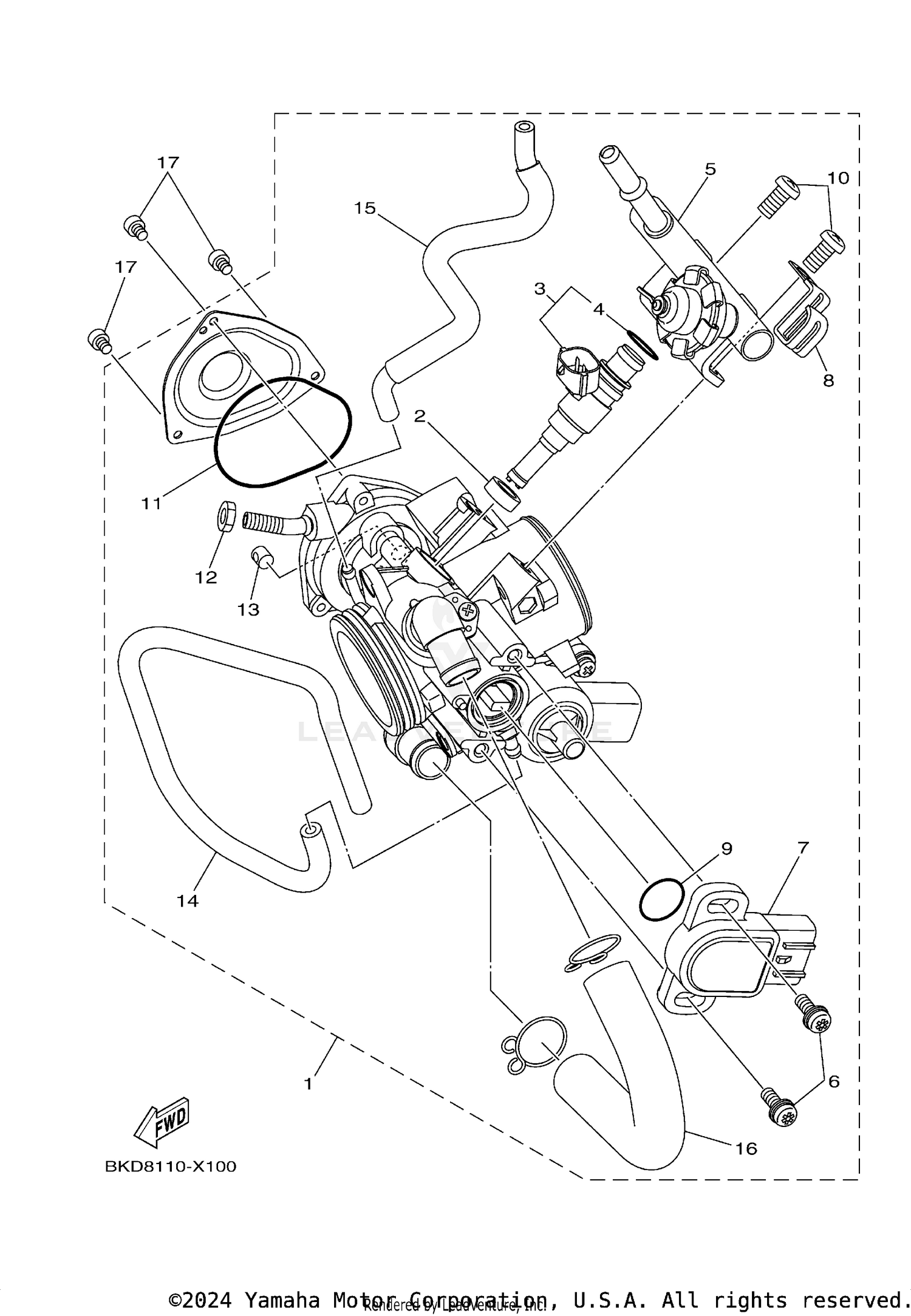 THROTTLE BODY ASSY 1