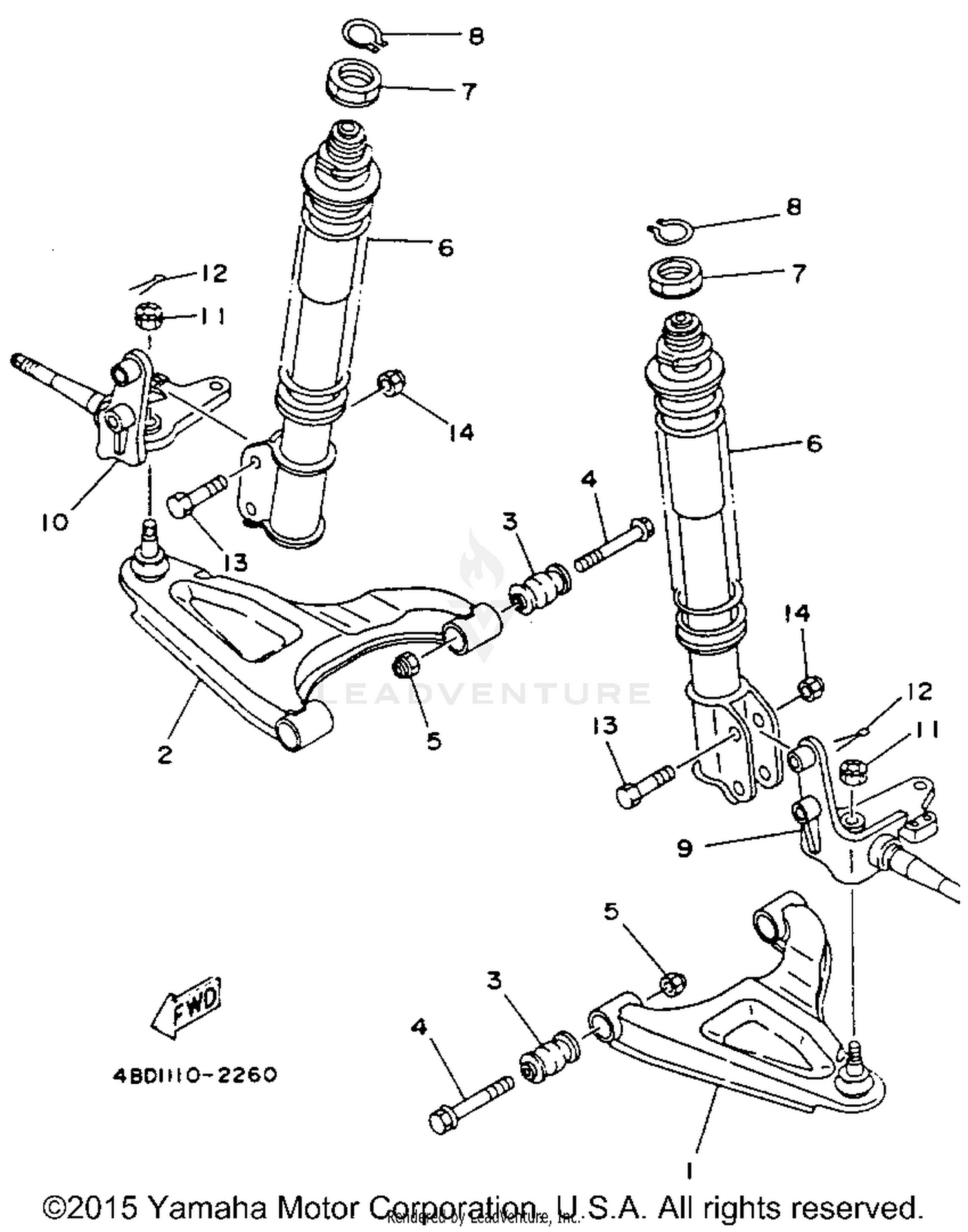 FRONT SUSPENSION - WHEEL