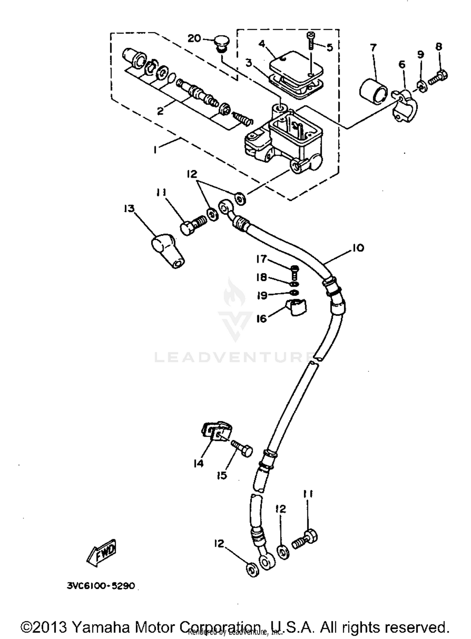 FRONT MASTER CYLINDER