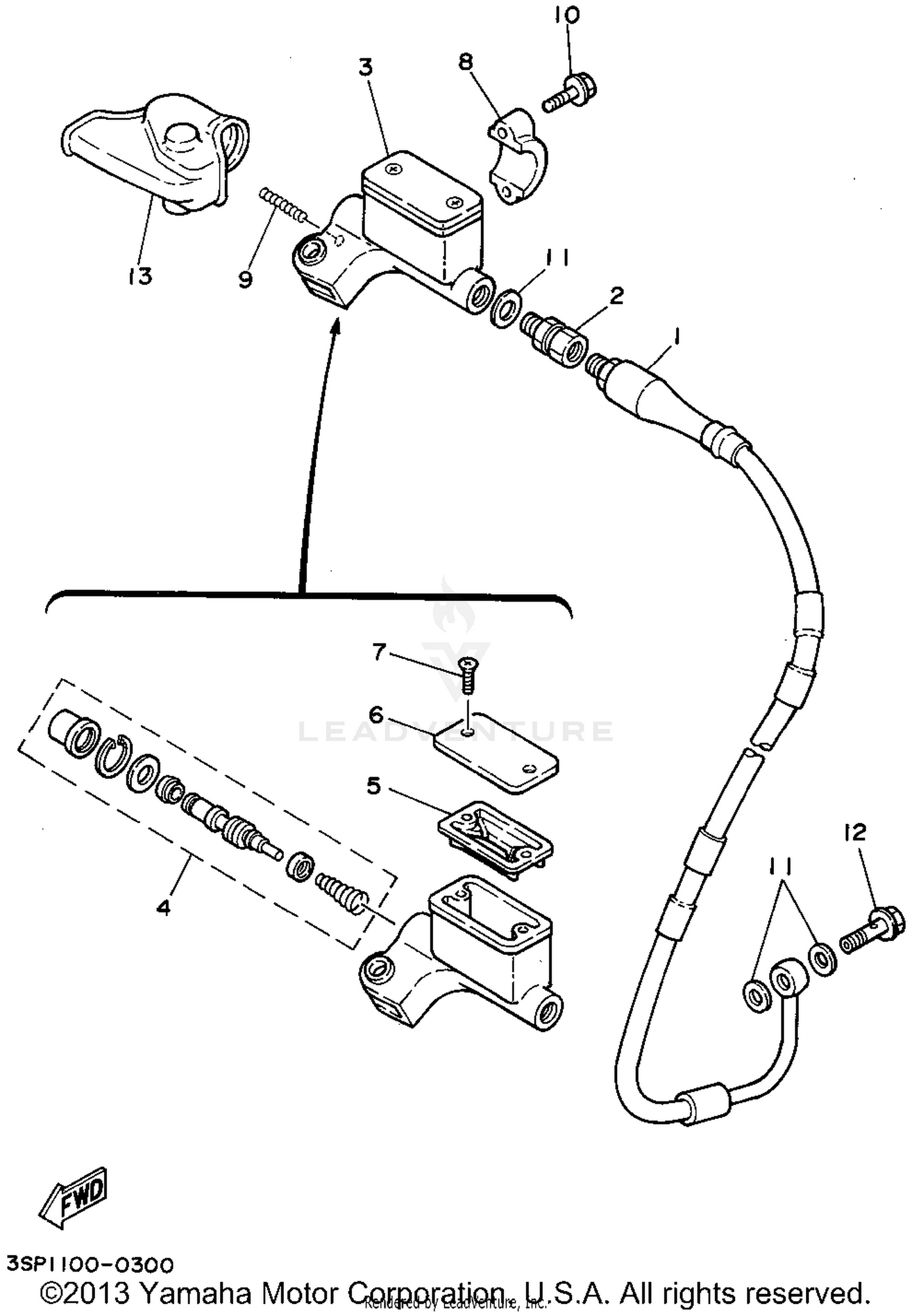 FRONT MASTER CYLINDER
