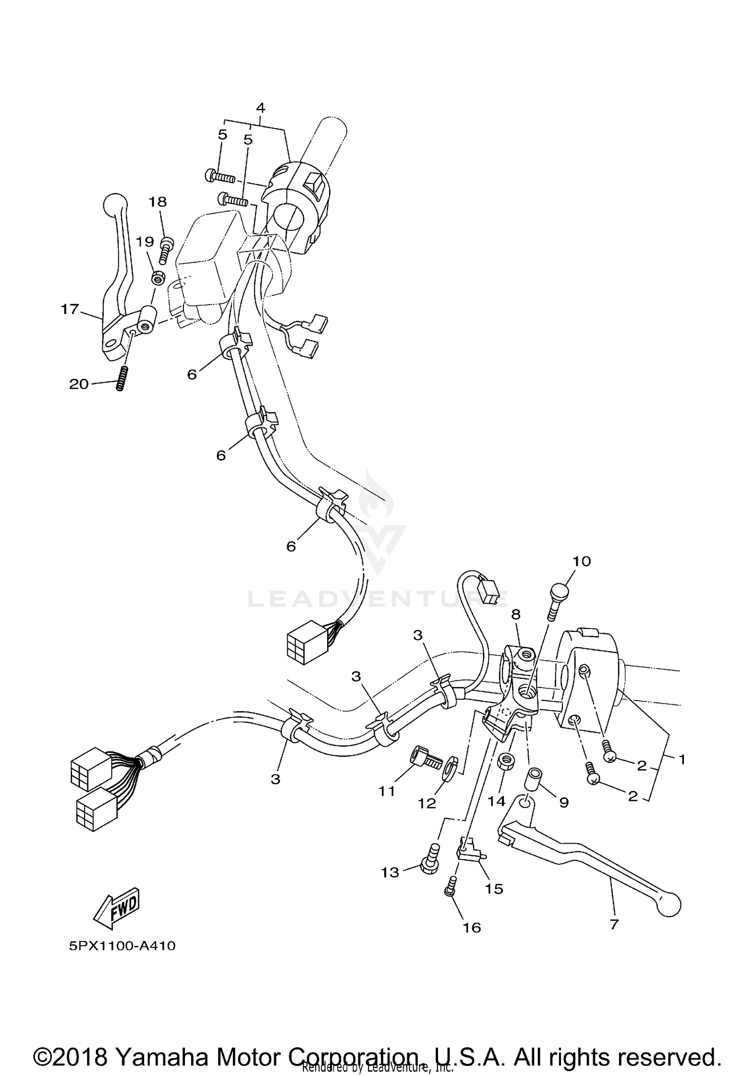 HANDLE SWITCH LEVER