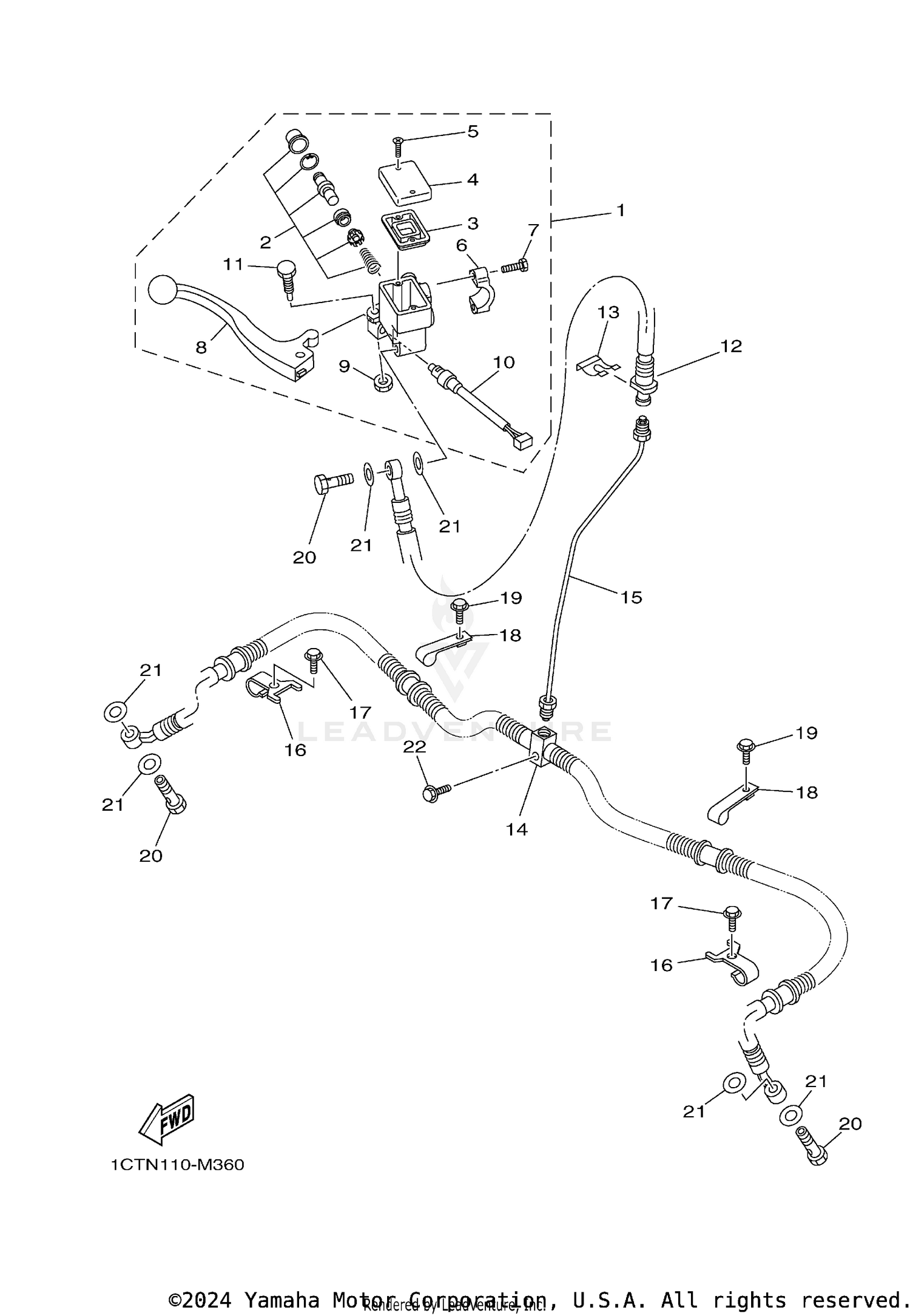 FRONT MASTER CYLINDER