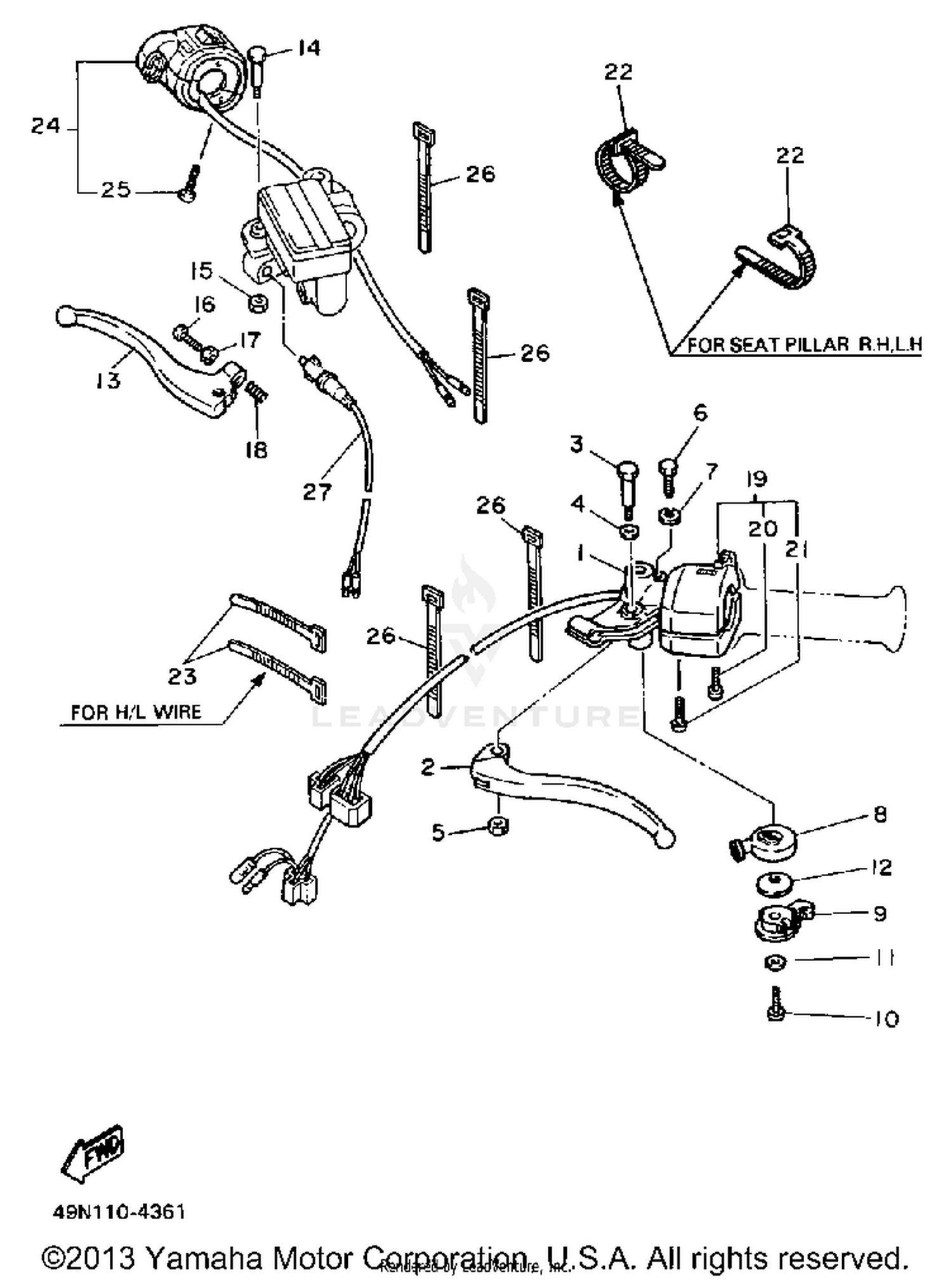 HANDLE SWITCH - LEVER