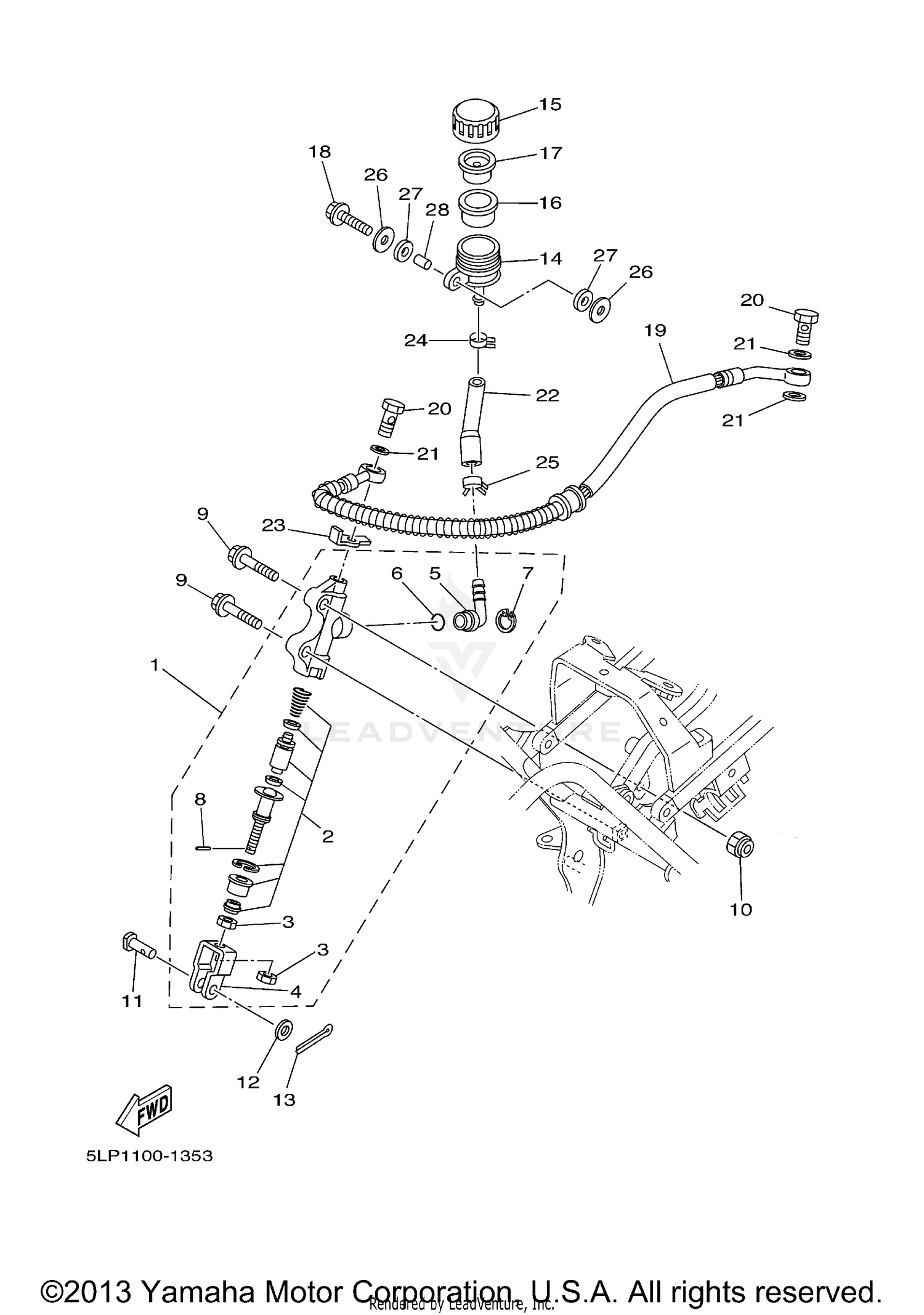 REAR MASTER CYLINDER