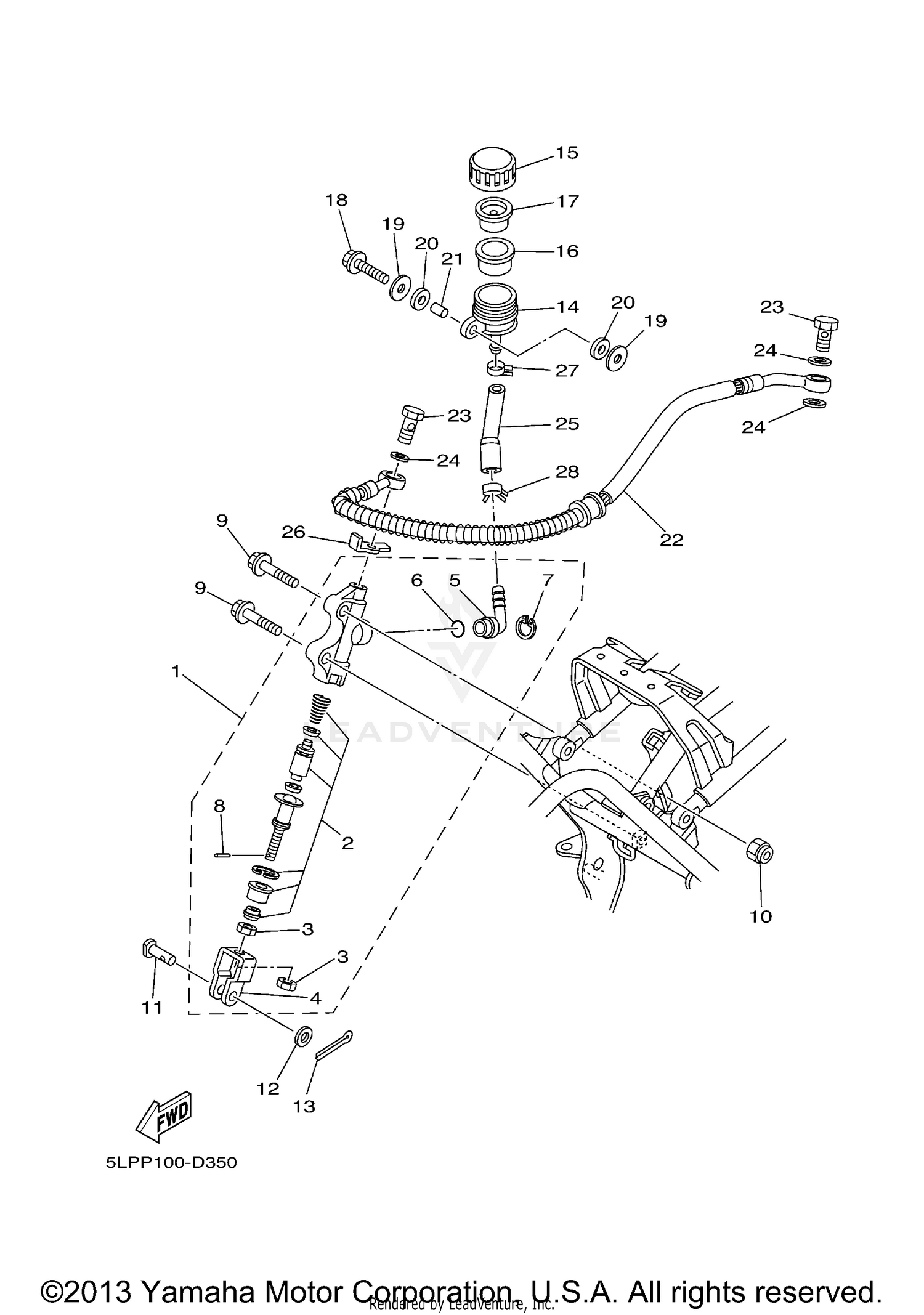 REAR MASTER CYLINDER