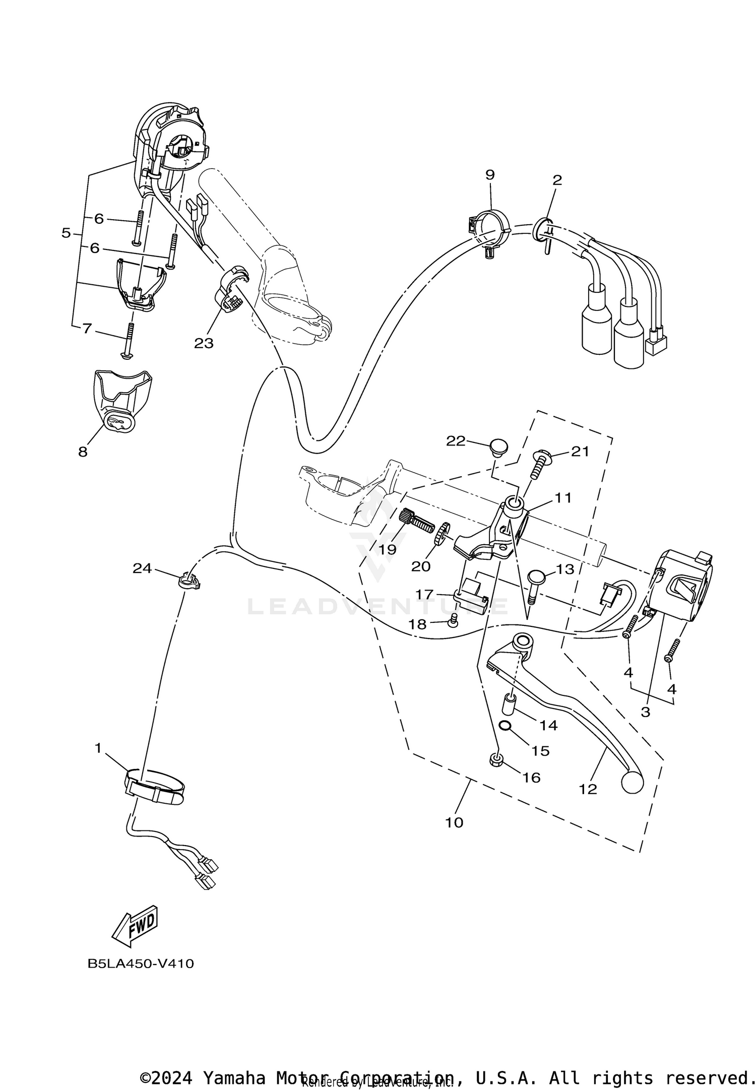 HANDLE SWITCH LEVER