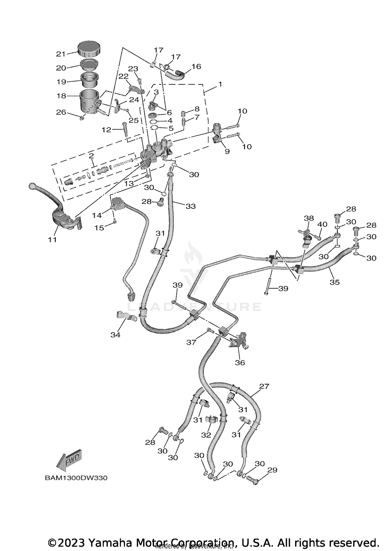 FRONT MASTER CYLINDER