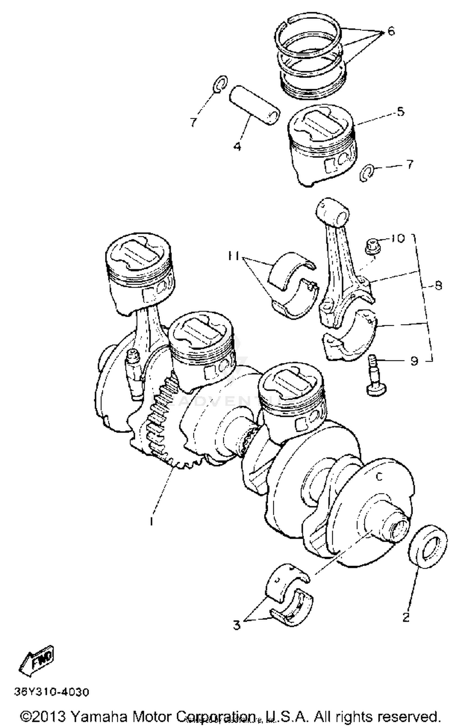 CRANKSHAFT PISTON