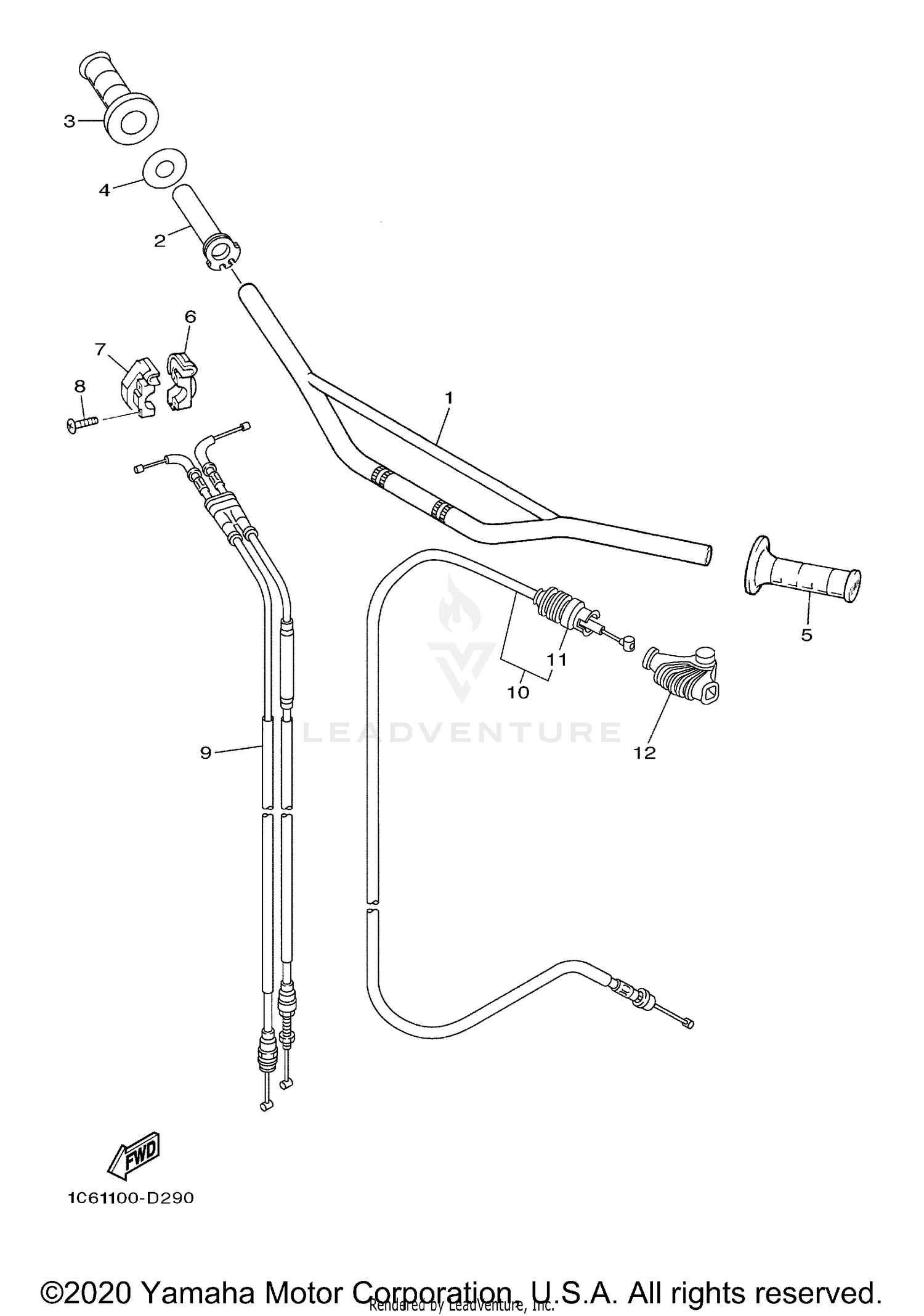 STEERING HANDLE & CABLE