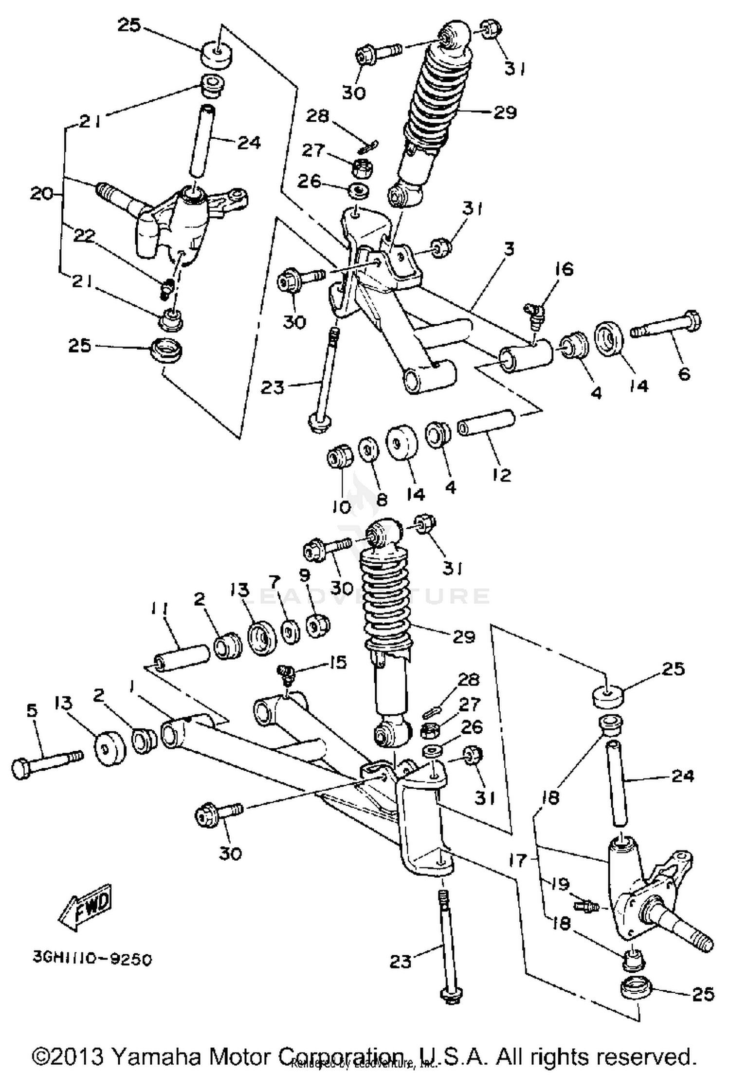 FRONT SUSPENSION-WHEEL