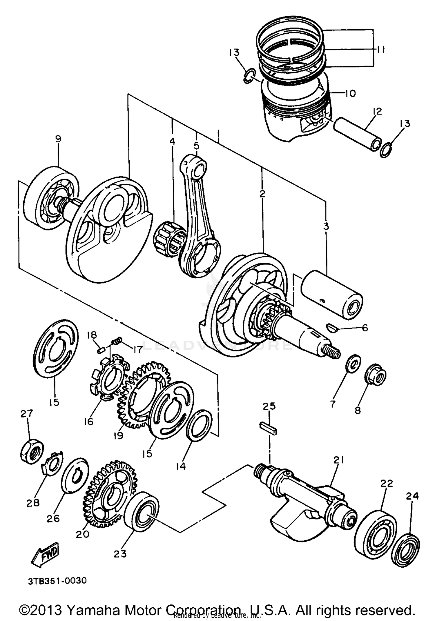 CRANKSHAFT PISTON