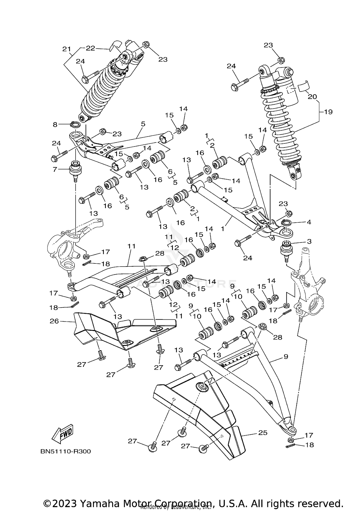 FRONT SUSPENSION WHEEL