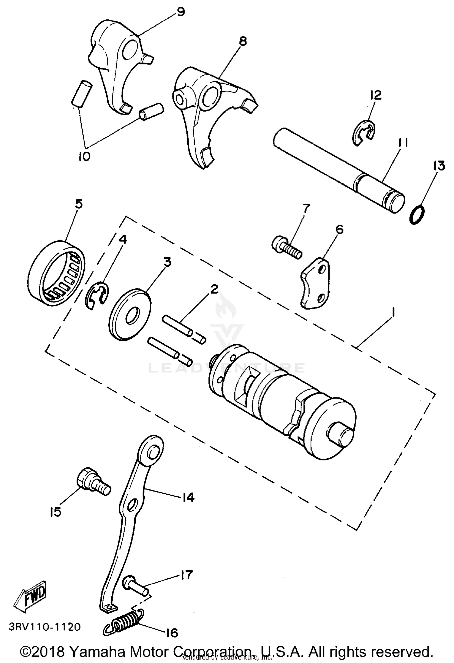 SHIFT CAM SHIFT FORK