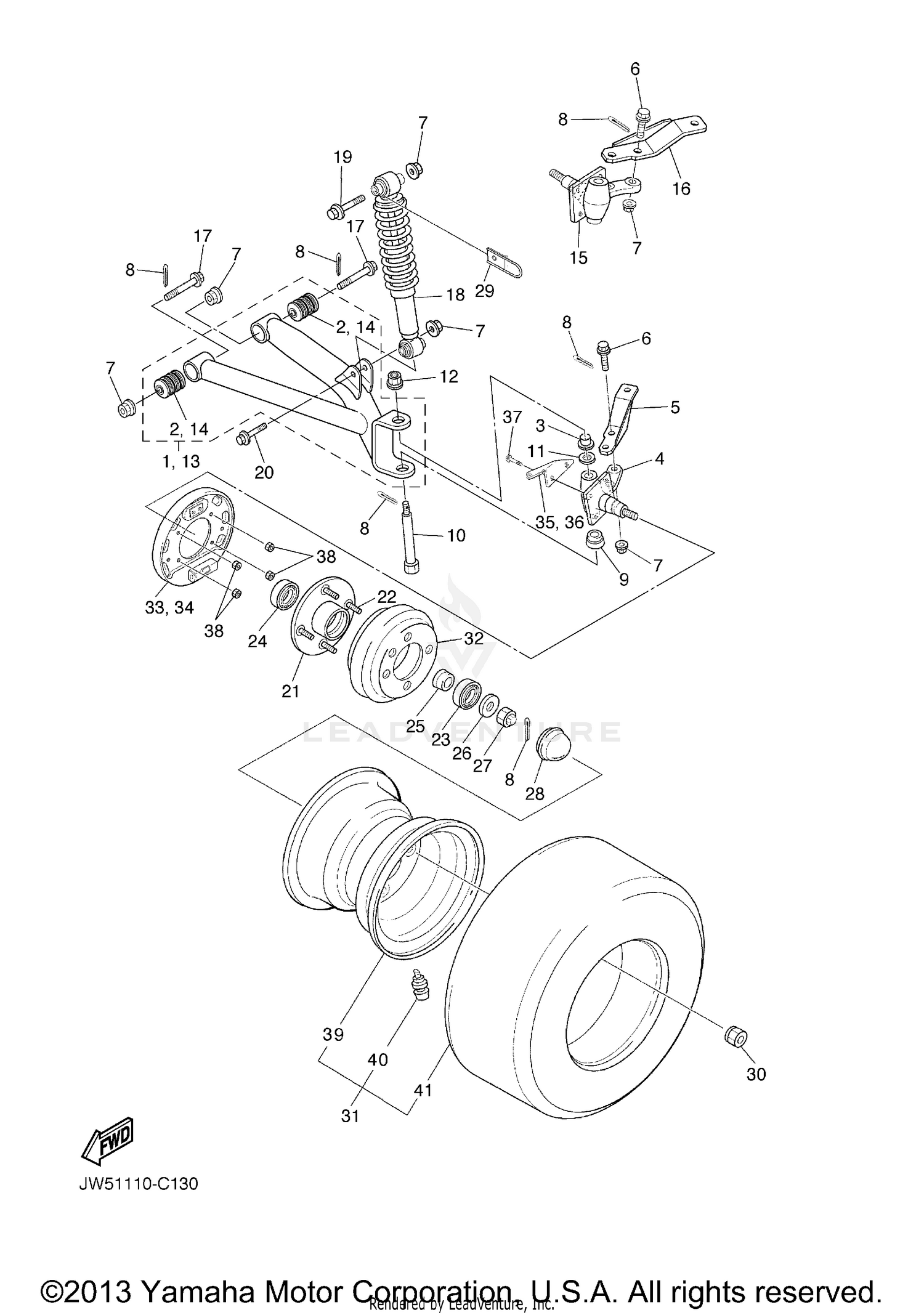 FRONT SUSPENSION WHEEL