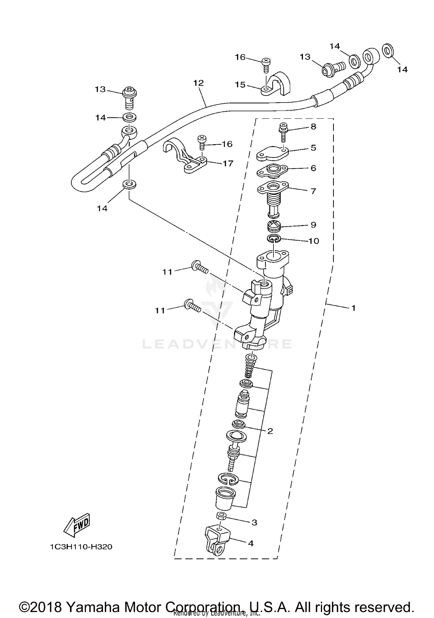 REAR MASTER CYLINDER