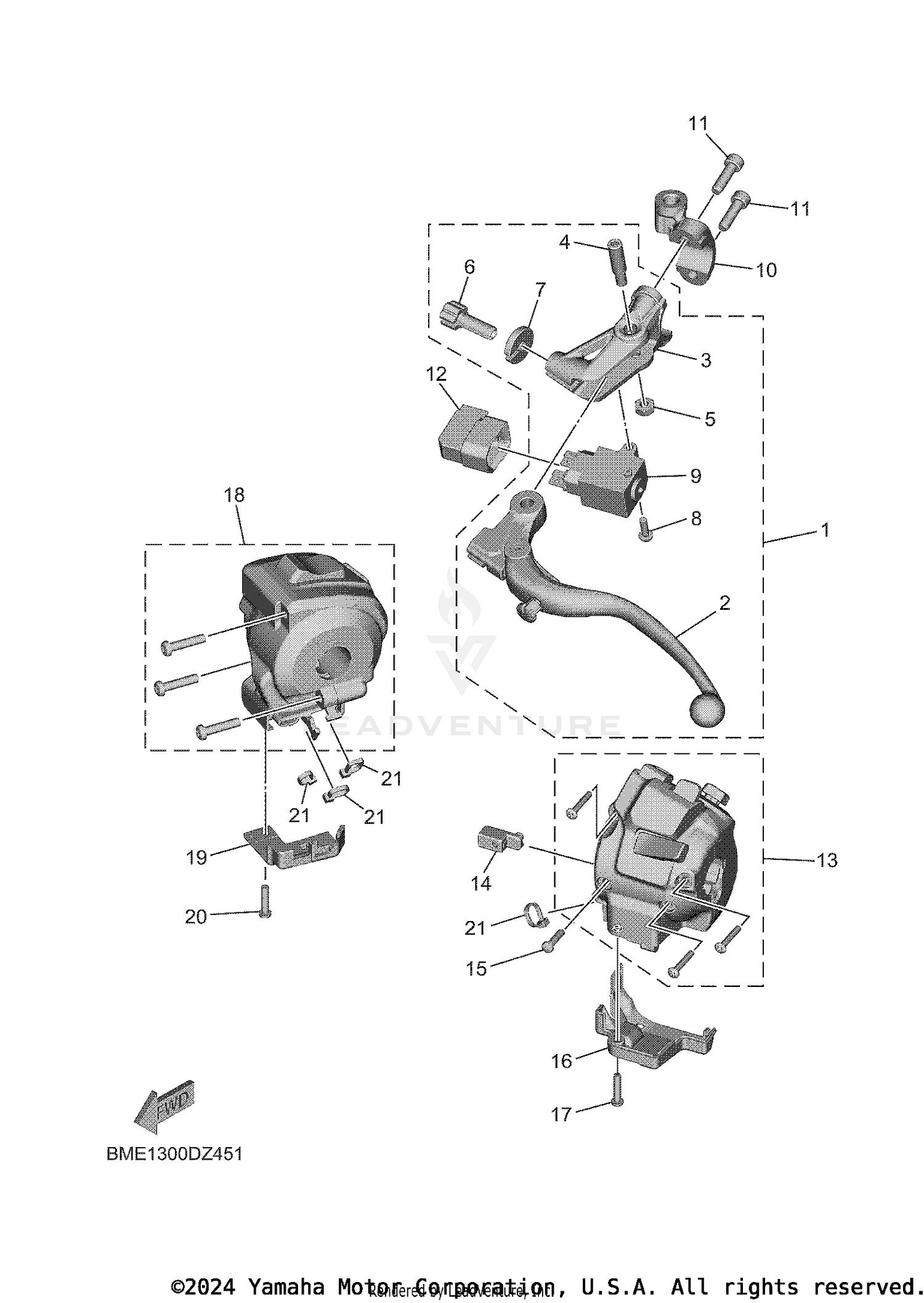 HANDLE SWITCH & LEVER