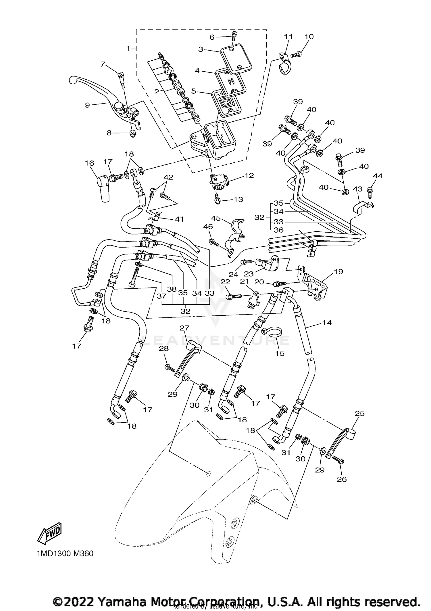FRONT MASTER CYLINDER