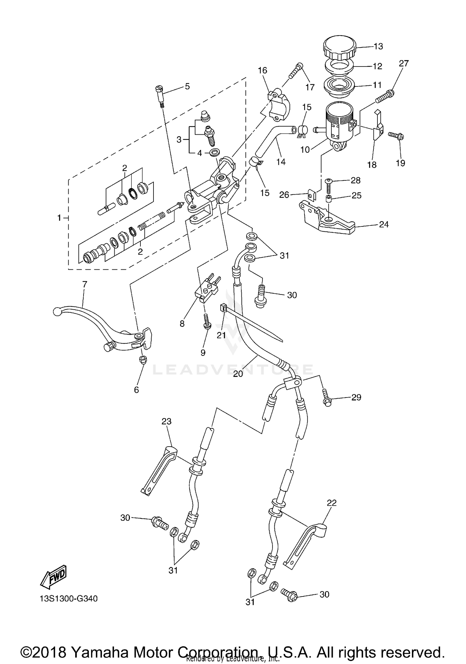 FRONT MASTER CYLINDER