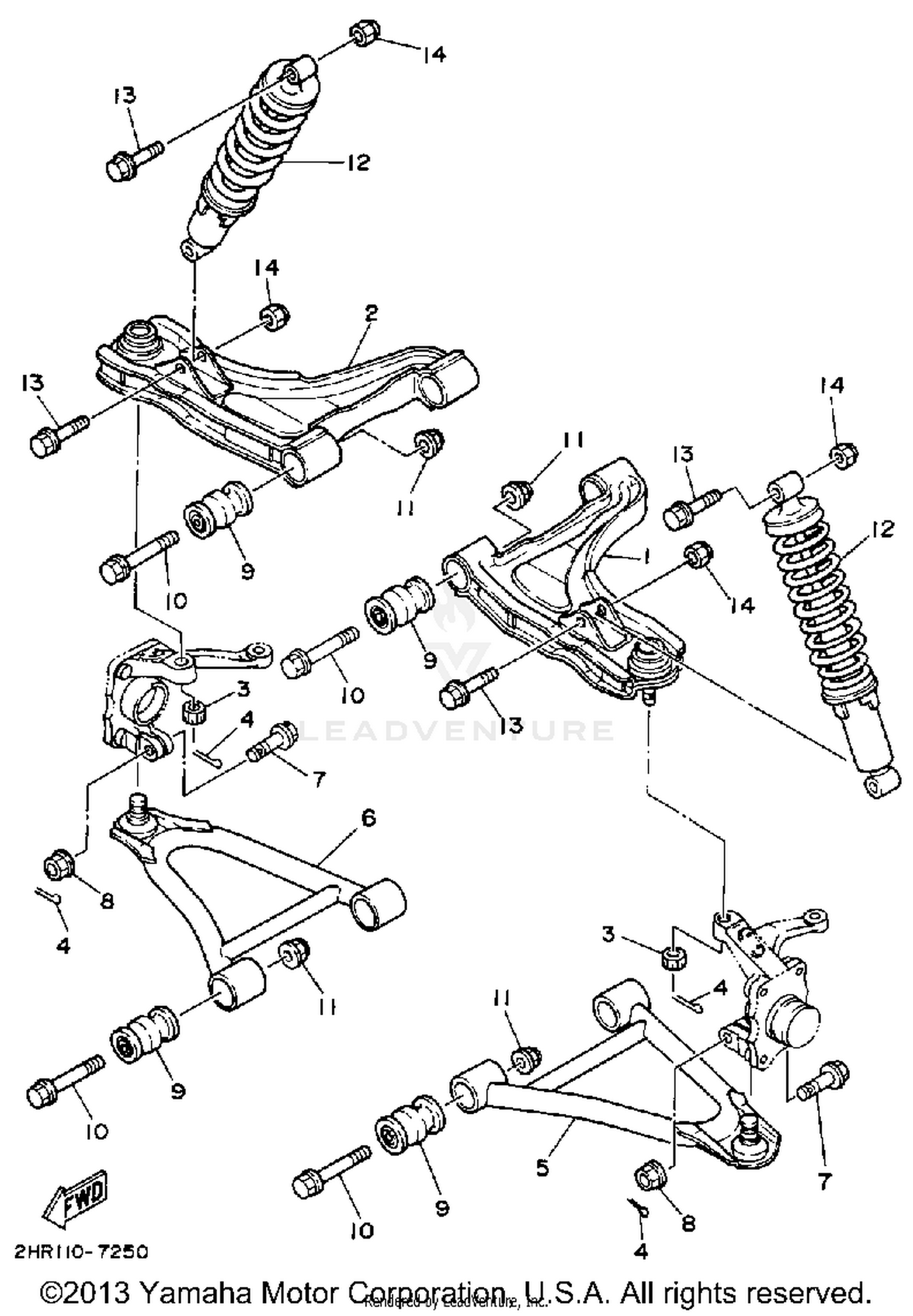 FRONT SUSPENSION WHEEL