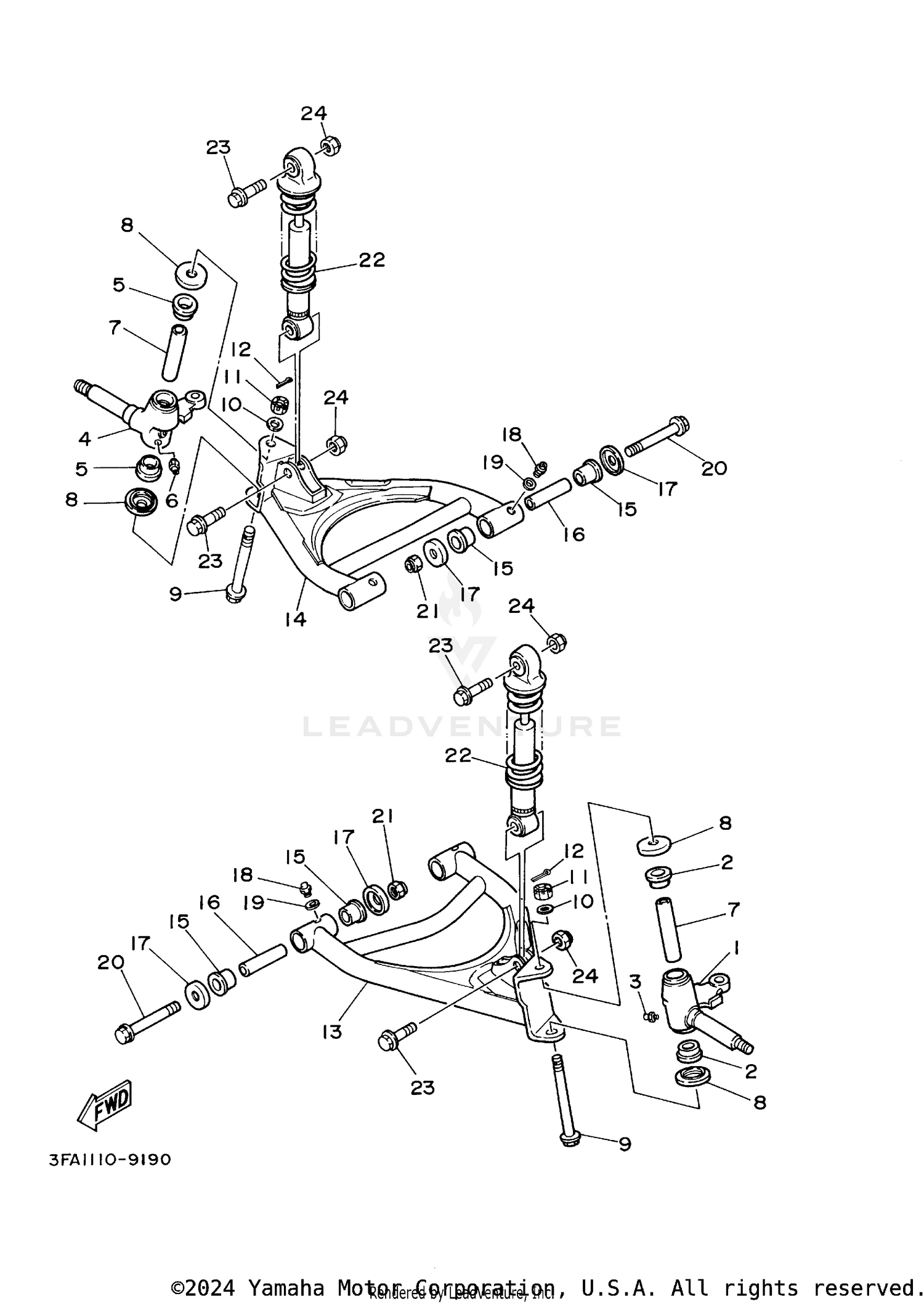 FRONT SUSPENSION WHEEL