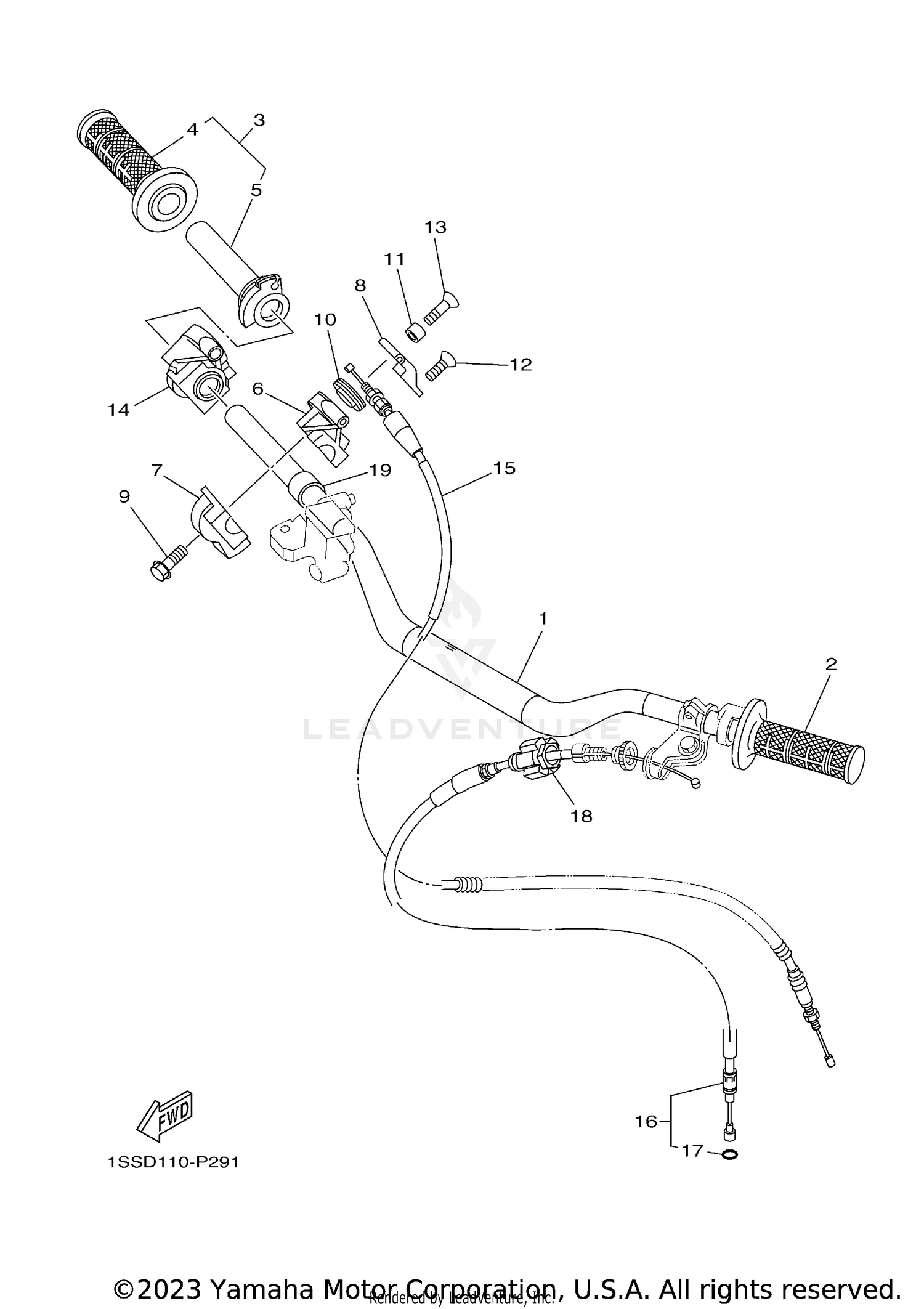 STEERING HANDLE & CABLE