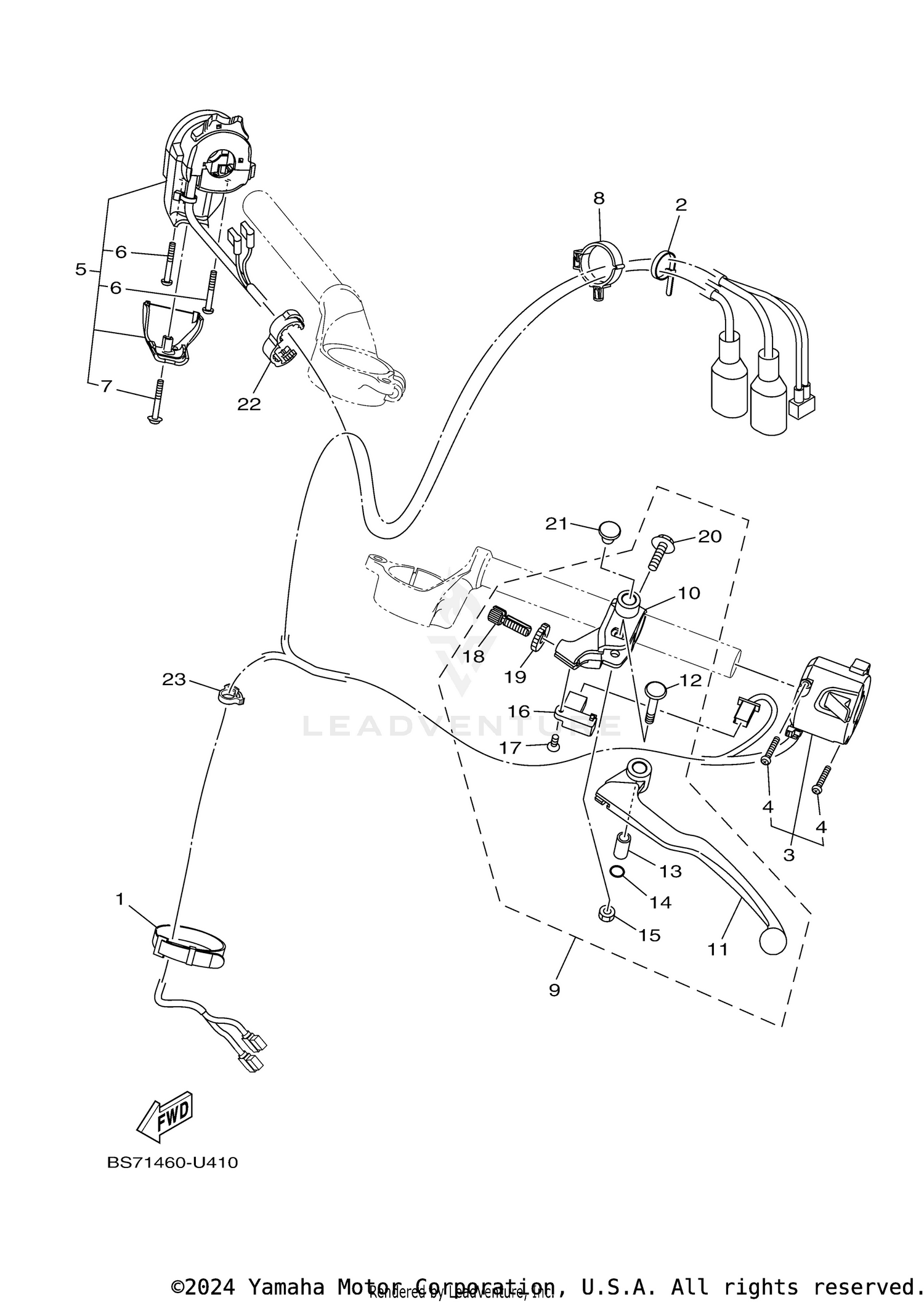 HANDLE SWITCH LEVER