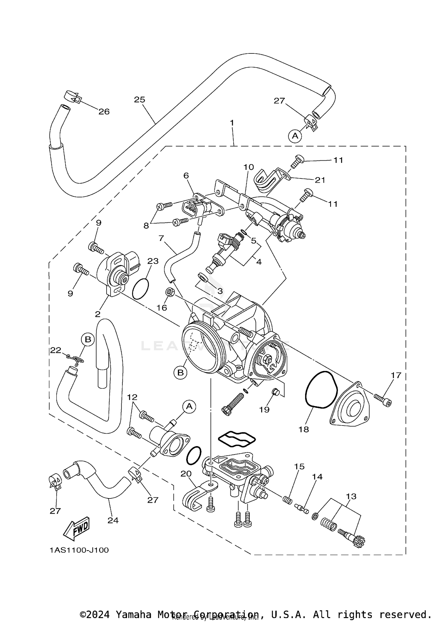 THROTTLE BODY ASSY 1