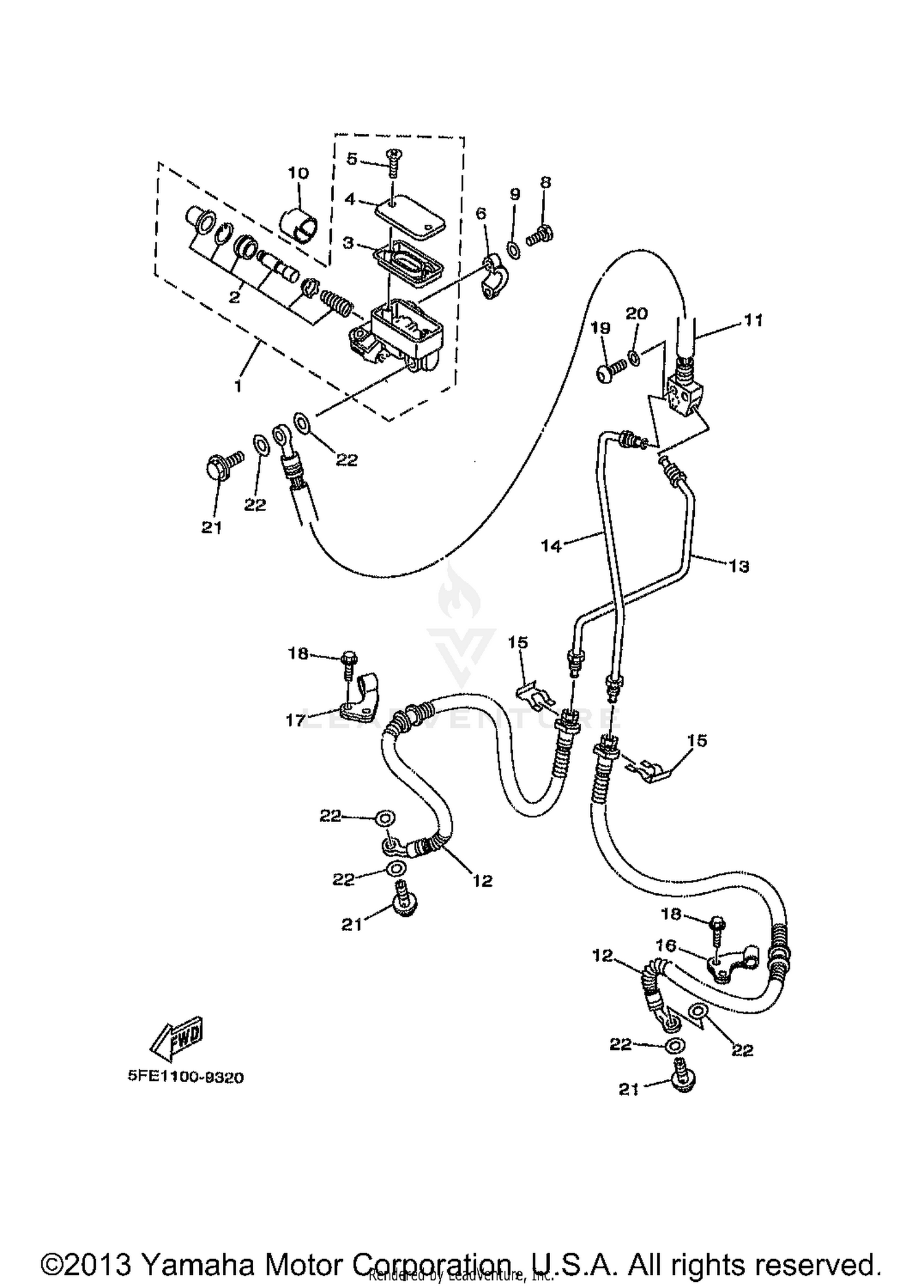 FRONT MASTER CYLINDER